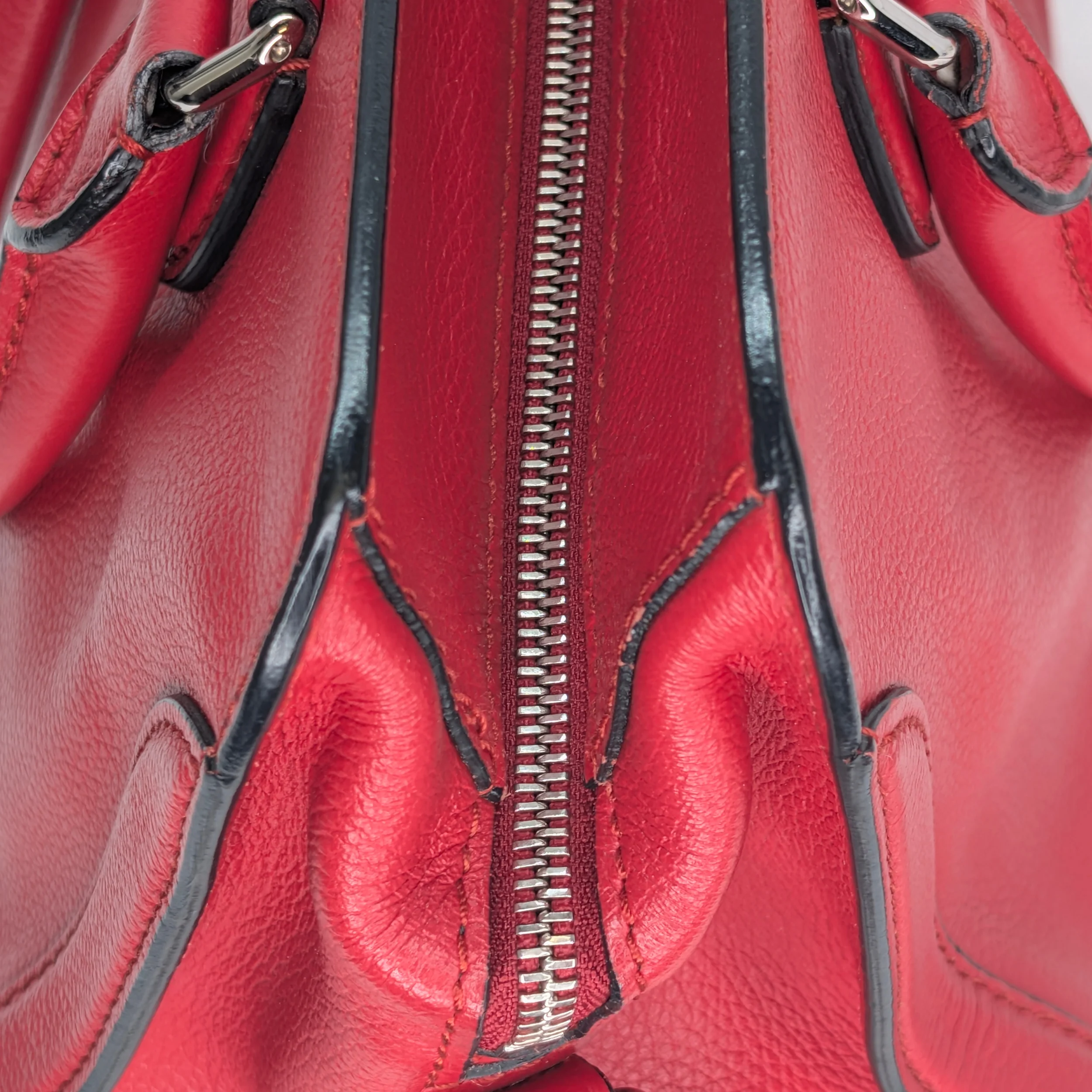 Alexander McQueen Padlock Skull Tote Bag Red - Image 11