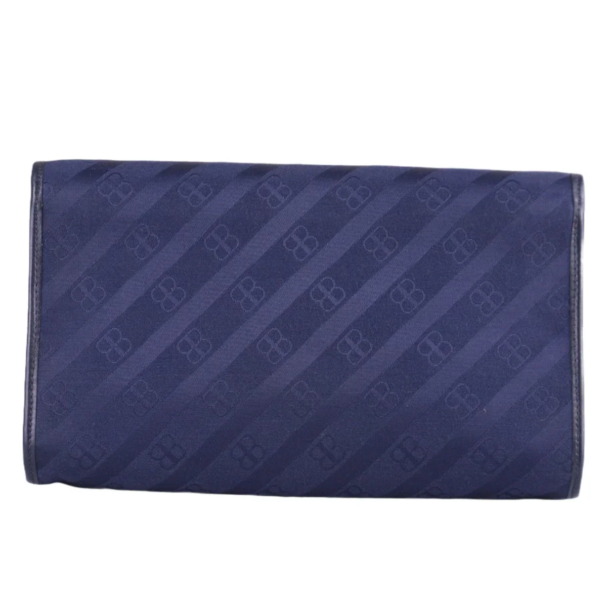 Balenciaga BB Monogram Chain Cloth Crossbody Bag Blue - Image 3