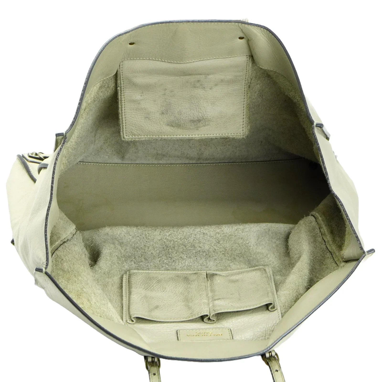 Balenciaga Paper Bag 2WAY leather Ivory - Image 11