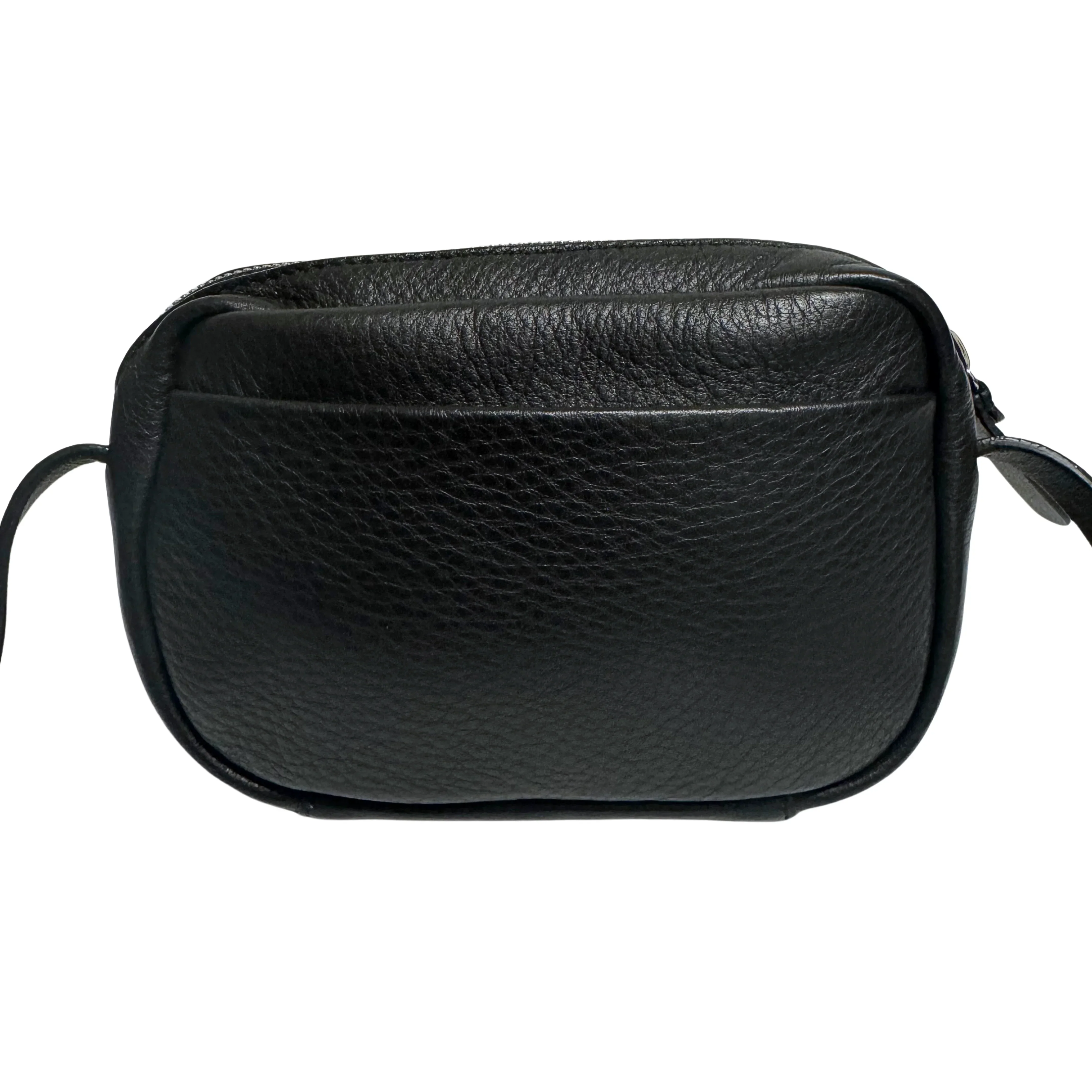 BALENCIAGA Calfskin Logo Everyday Camera Bag /Black - Image 4