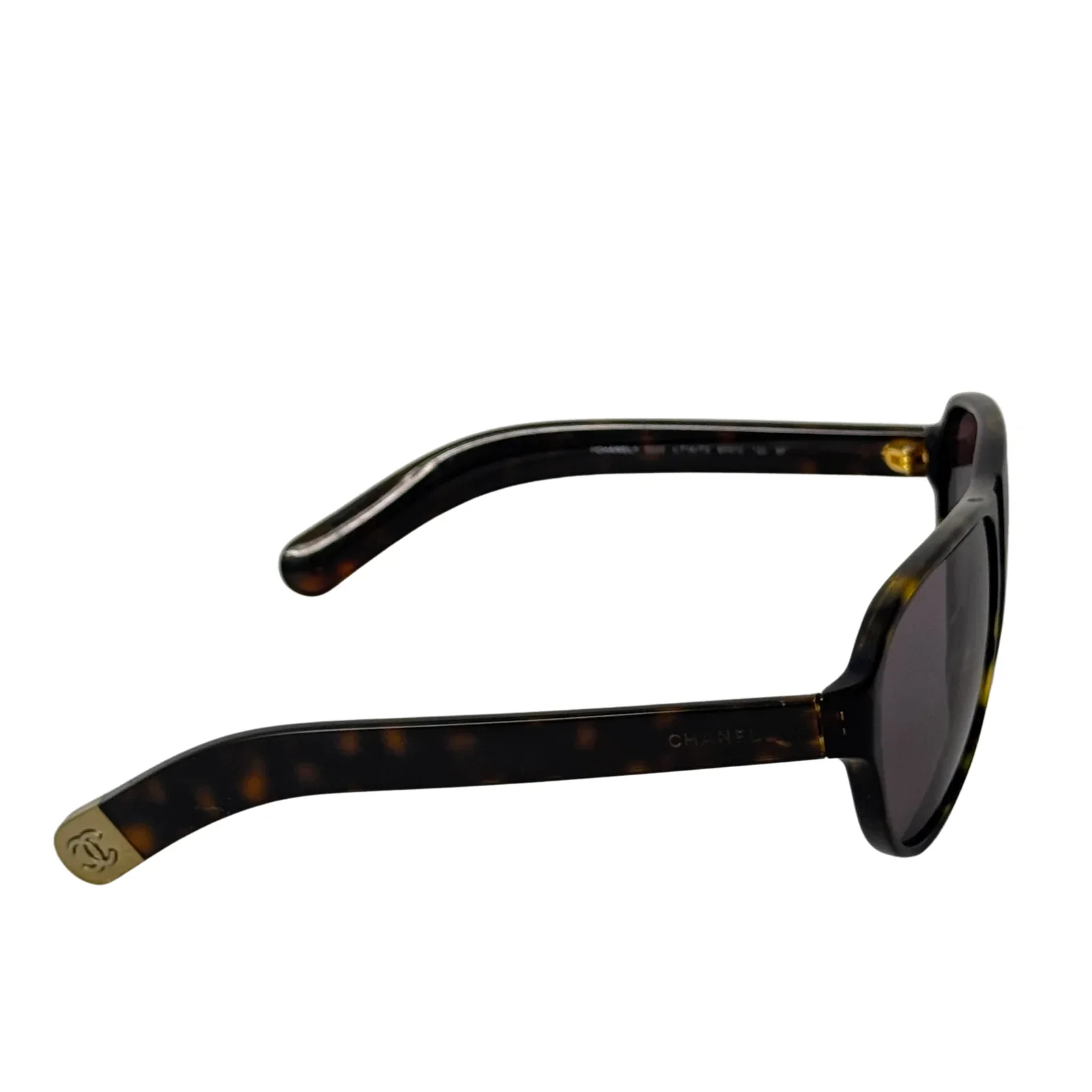 CHANEL Polarized Tortoise Aviator Sunglasses 5233 - Image 10