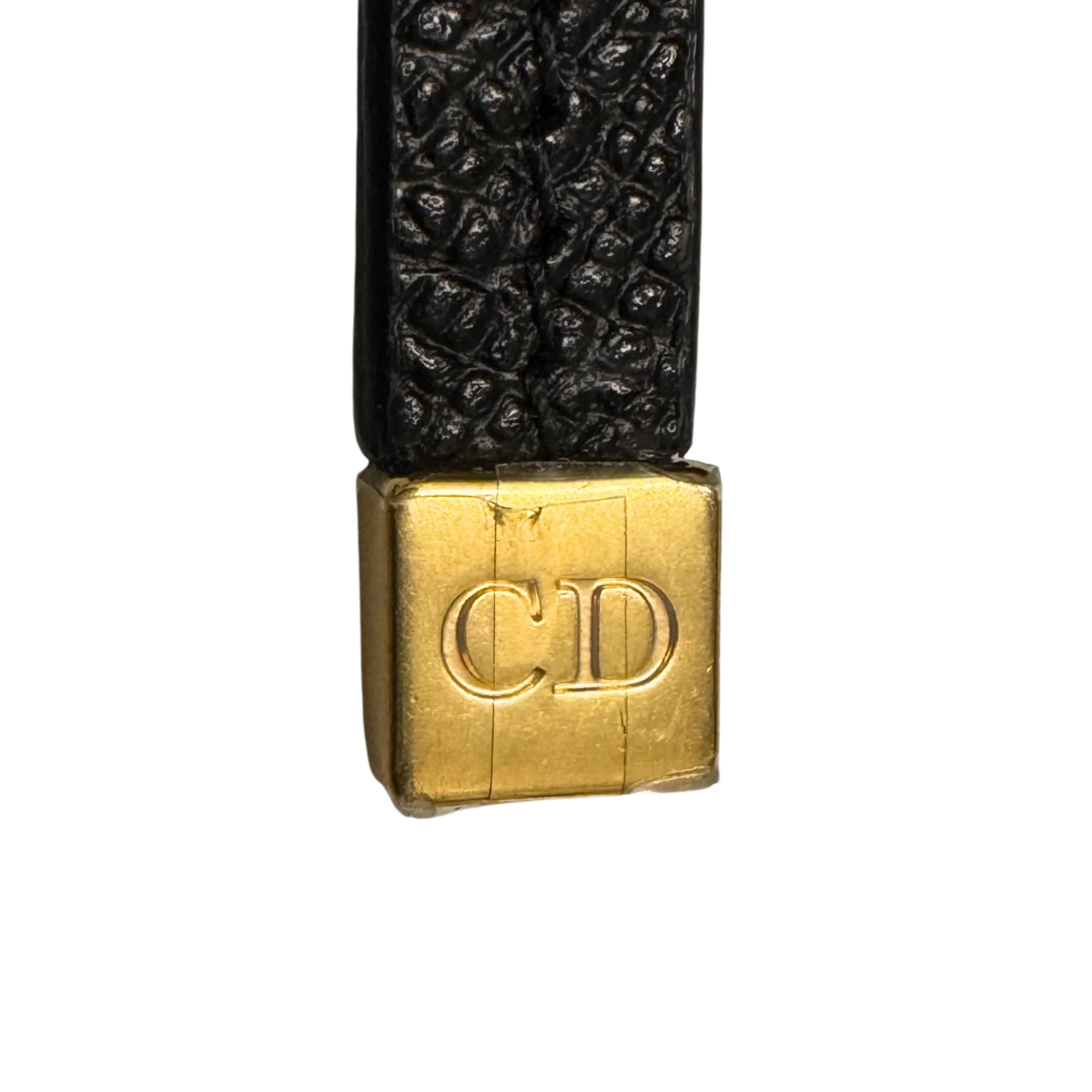 Christian Dior Caro Grained Leather Double Pouch Crossbody Bag Black - Image 11