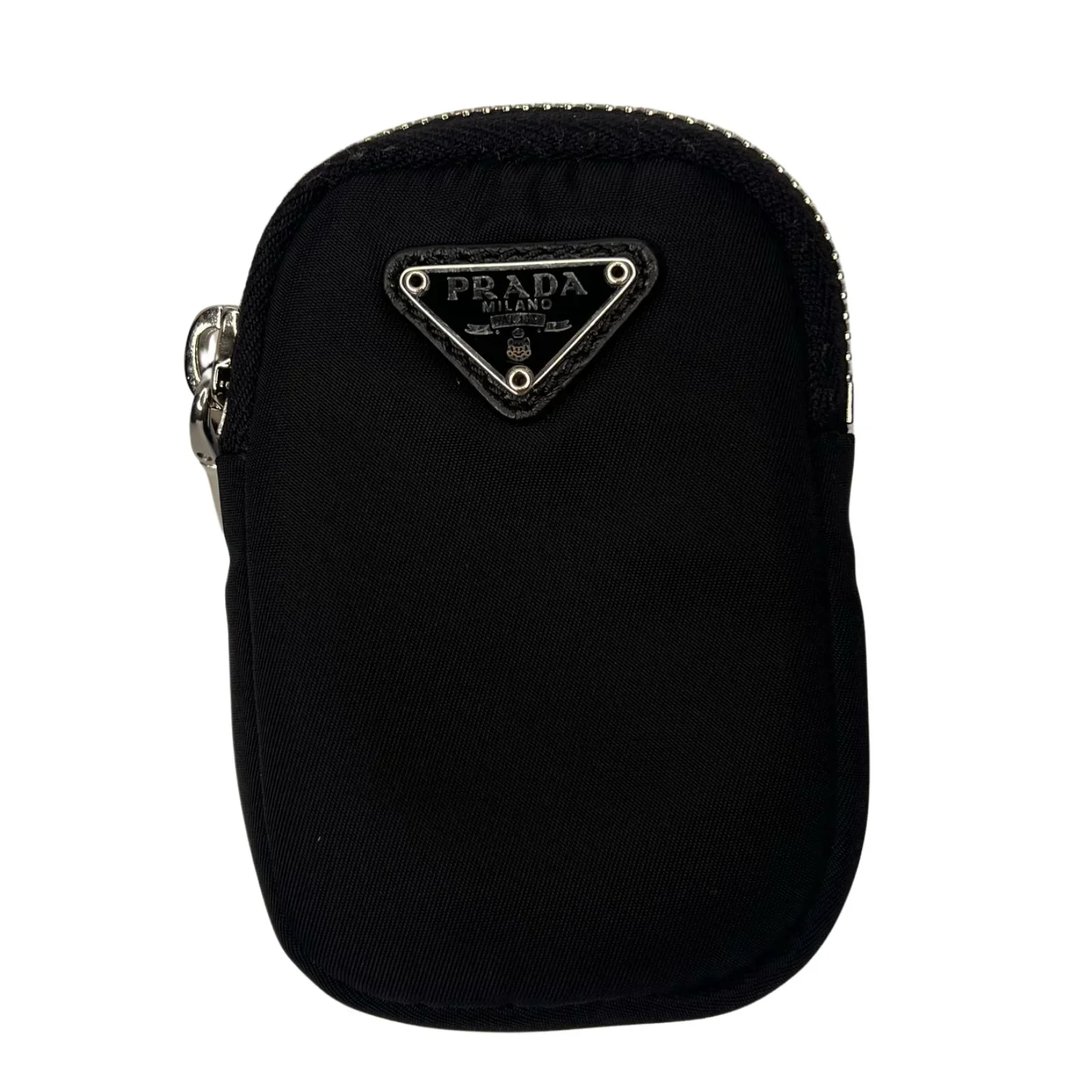 Prada Quilted Re-Nylon Crossbody Bag with Detachable Pouch Black - Image 7