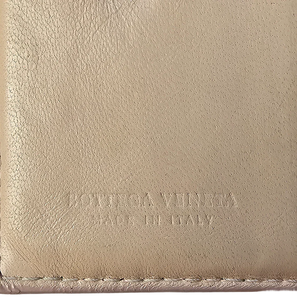 Bottega Veneta Intrecciato Beige Leather Wallet - Image 5