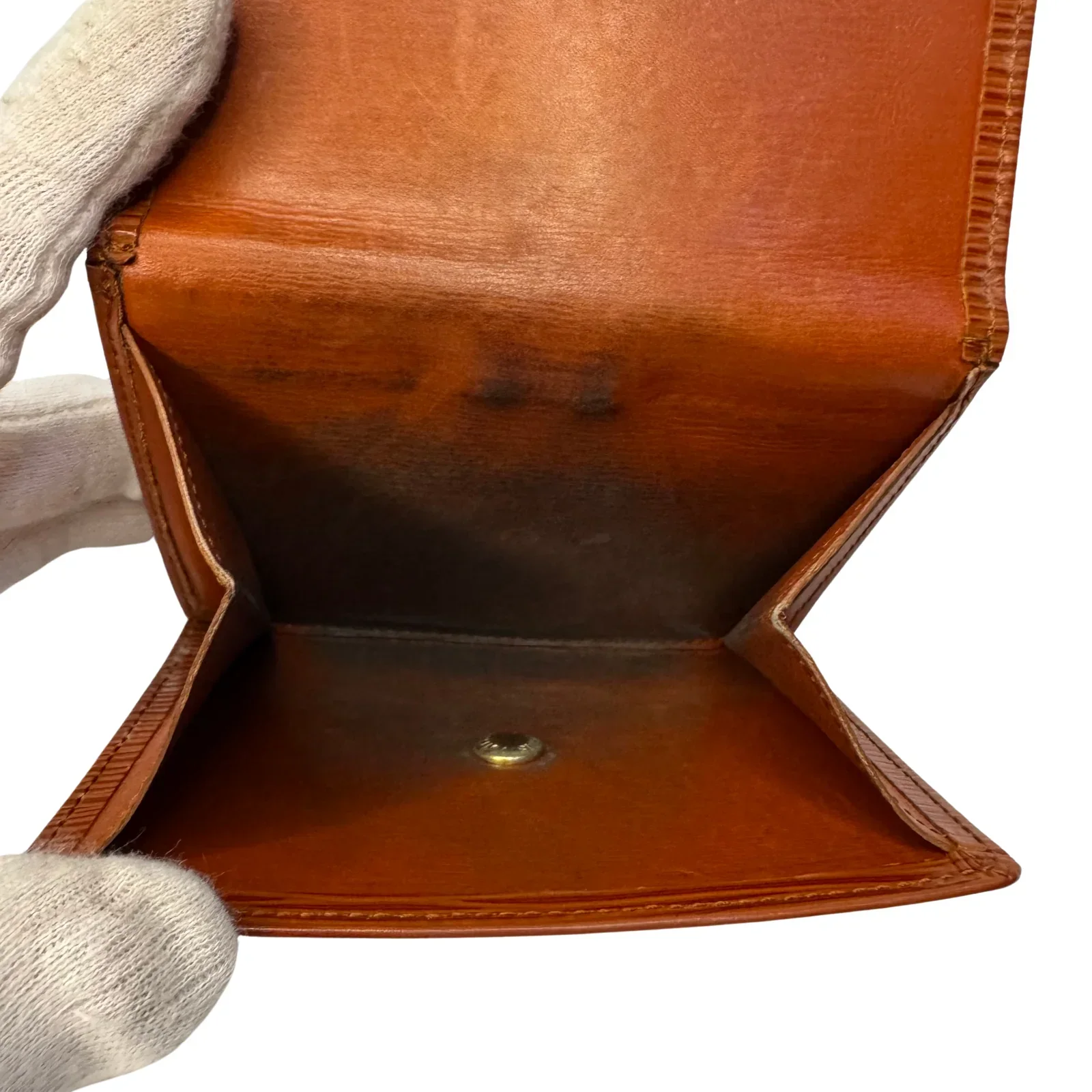 Louis Vuitton Epi Leather Compact Wallet Brown - Image 8