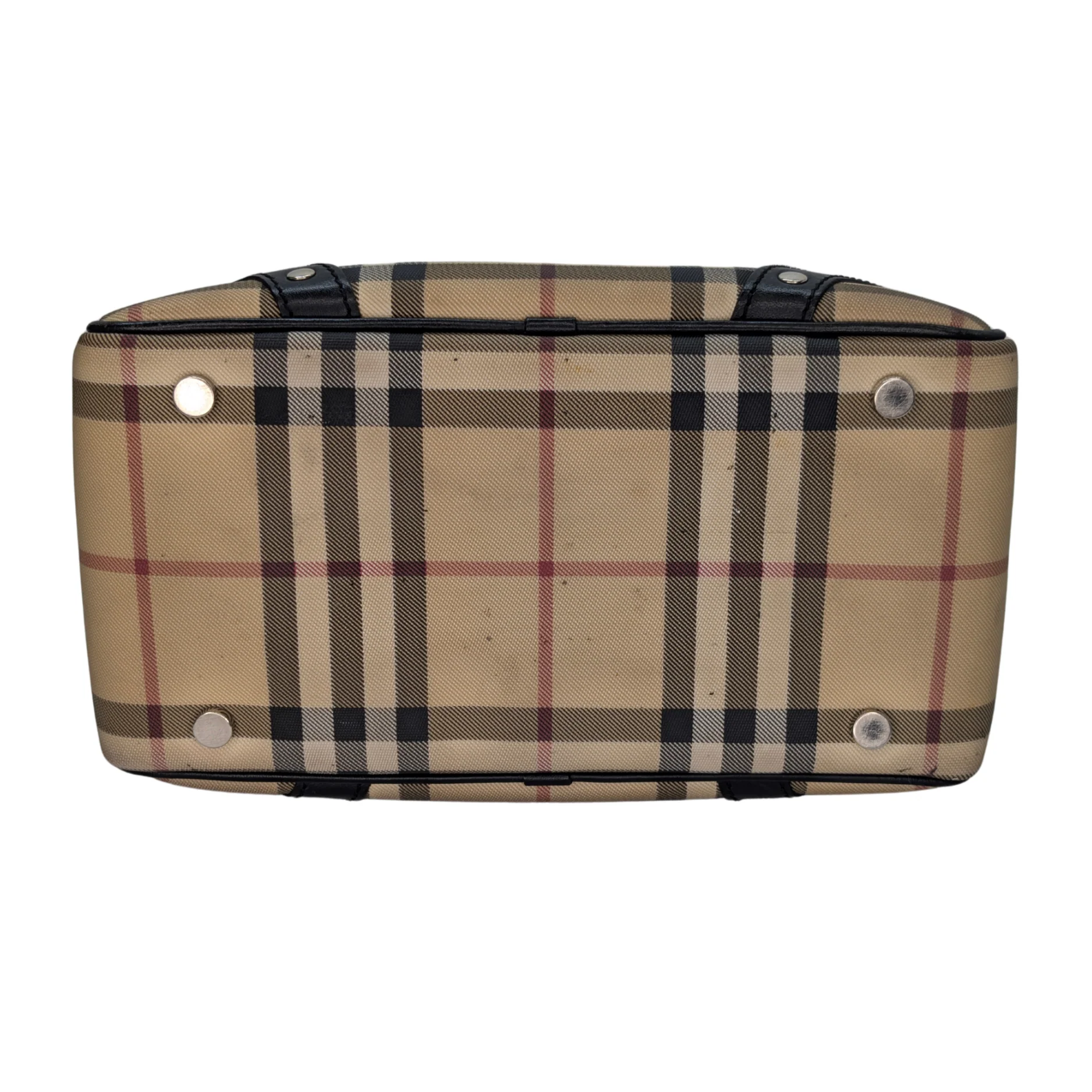 Burberry Mini Bowler Check Bag with wallet - Image 5