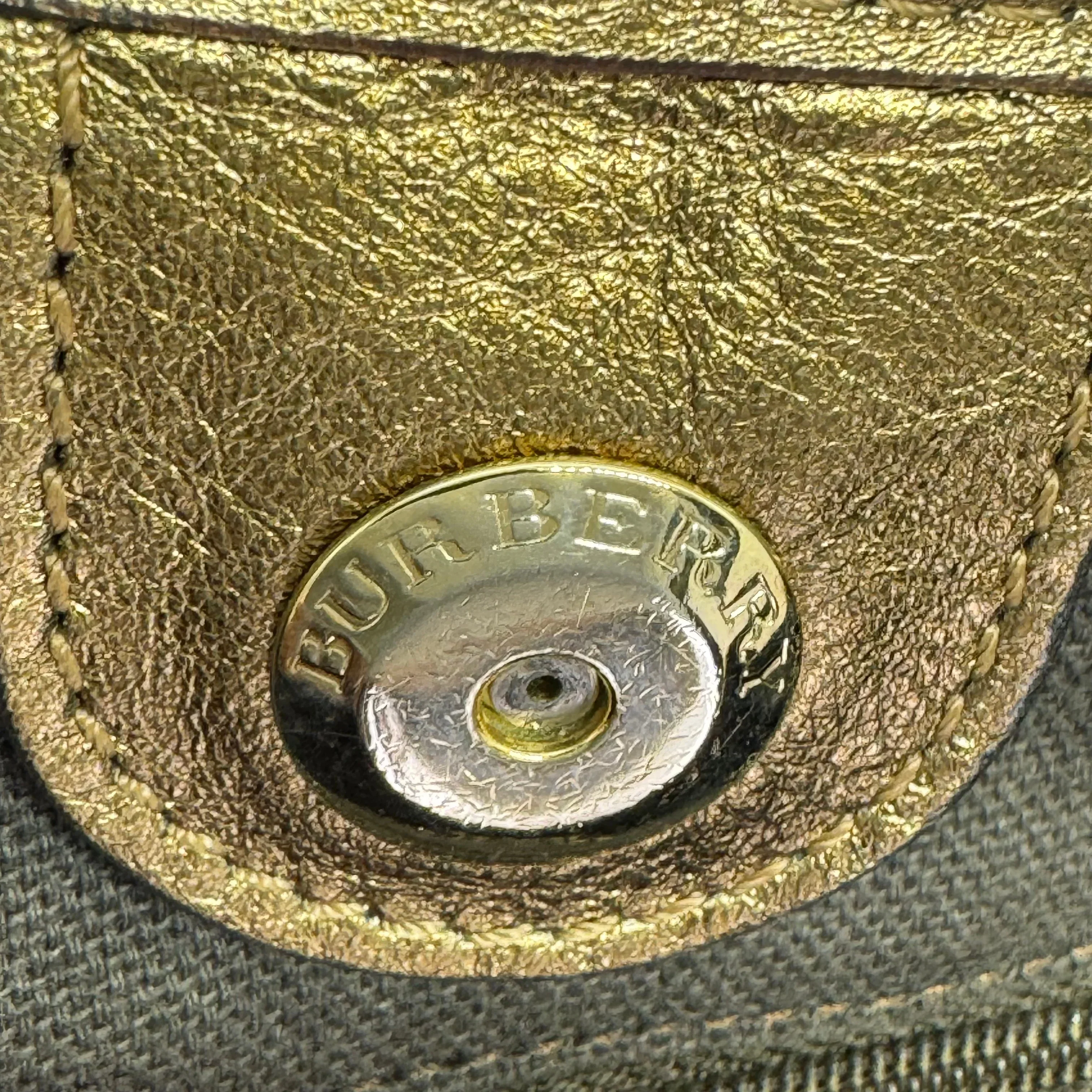 Burberry Medium Haymarket Tote Bag Beige - Image 8