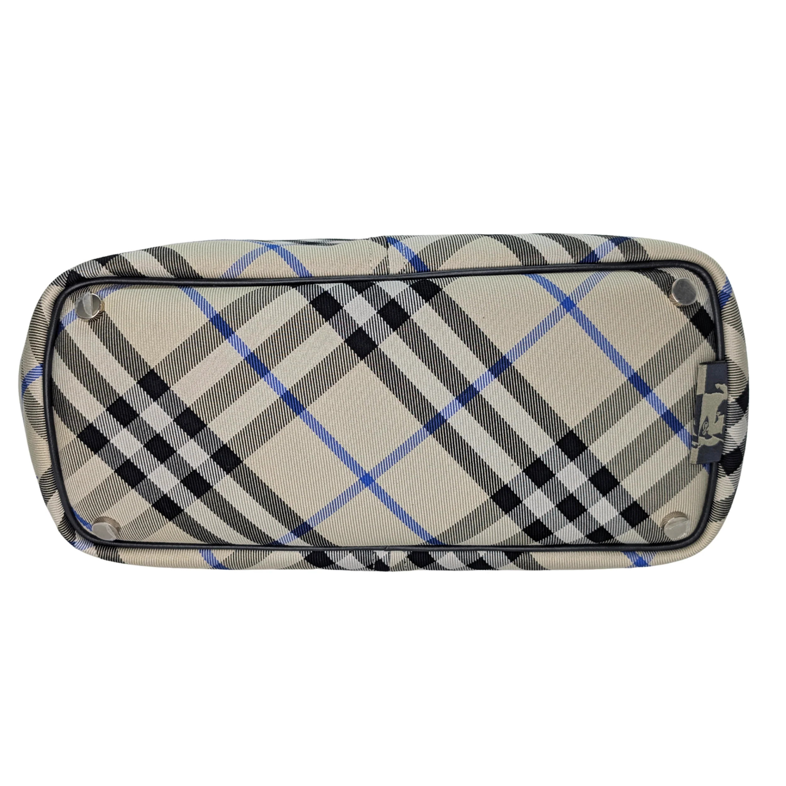 Burberry Check Medium Canvas Tote Bag - Image 5