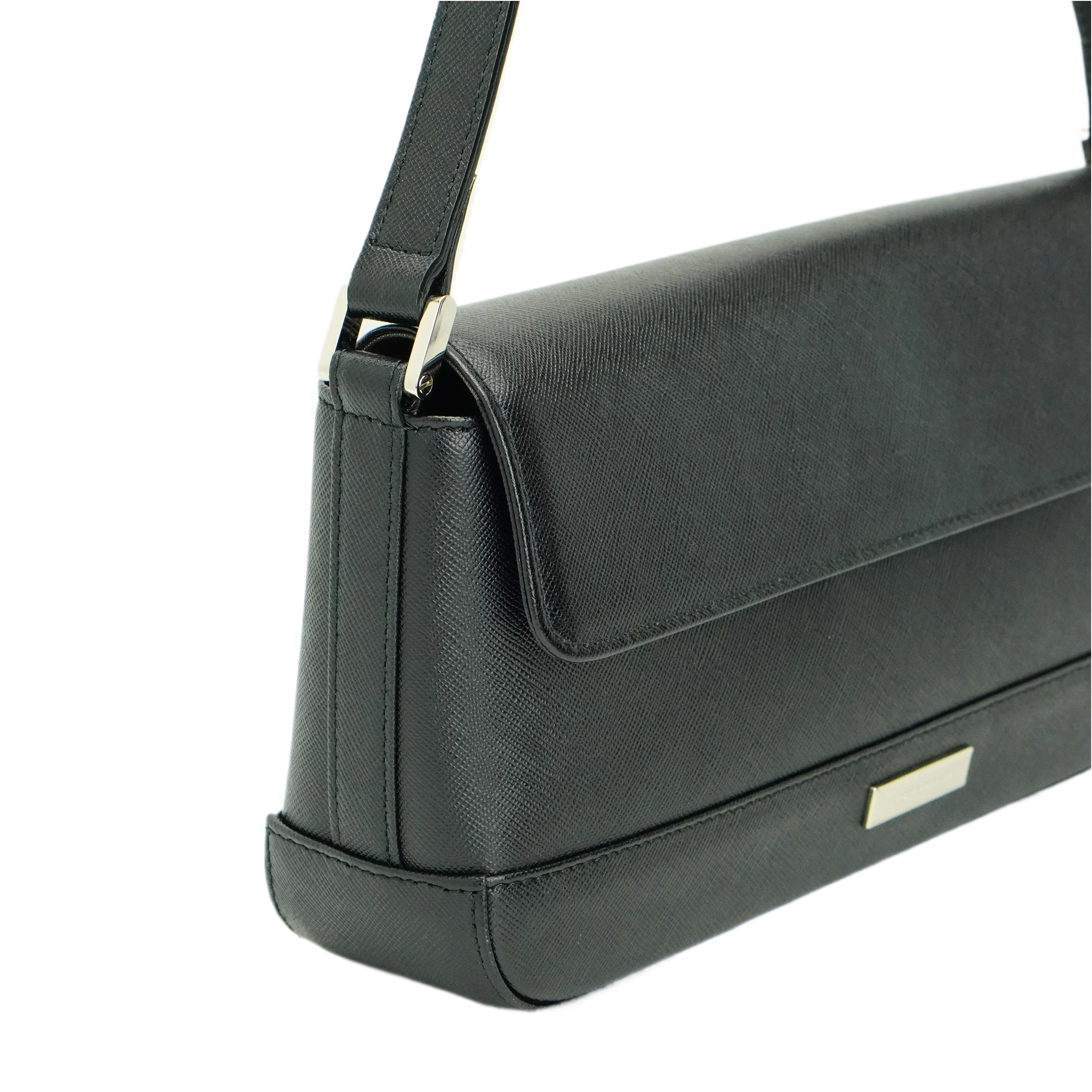 Burberry Black Leather Shoulder Bag - Image 5