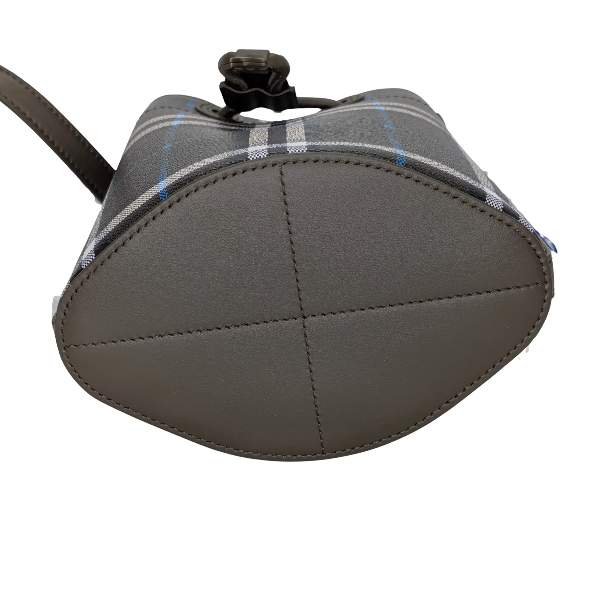 Burberry Mini Drawstring Bucket Bag Grey - Image 5