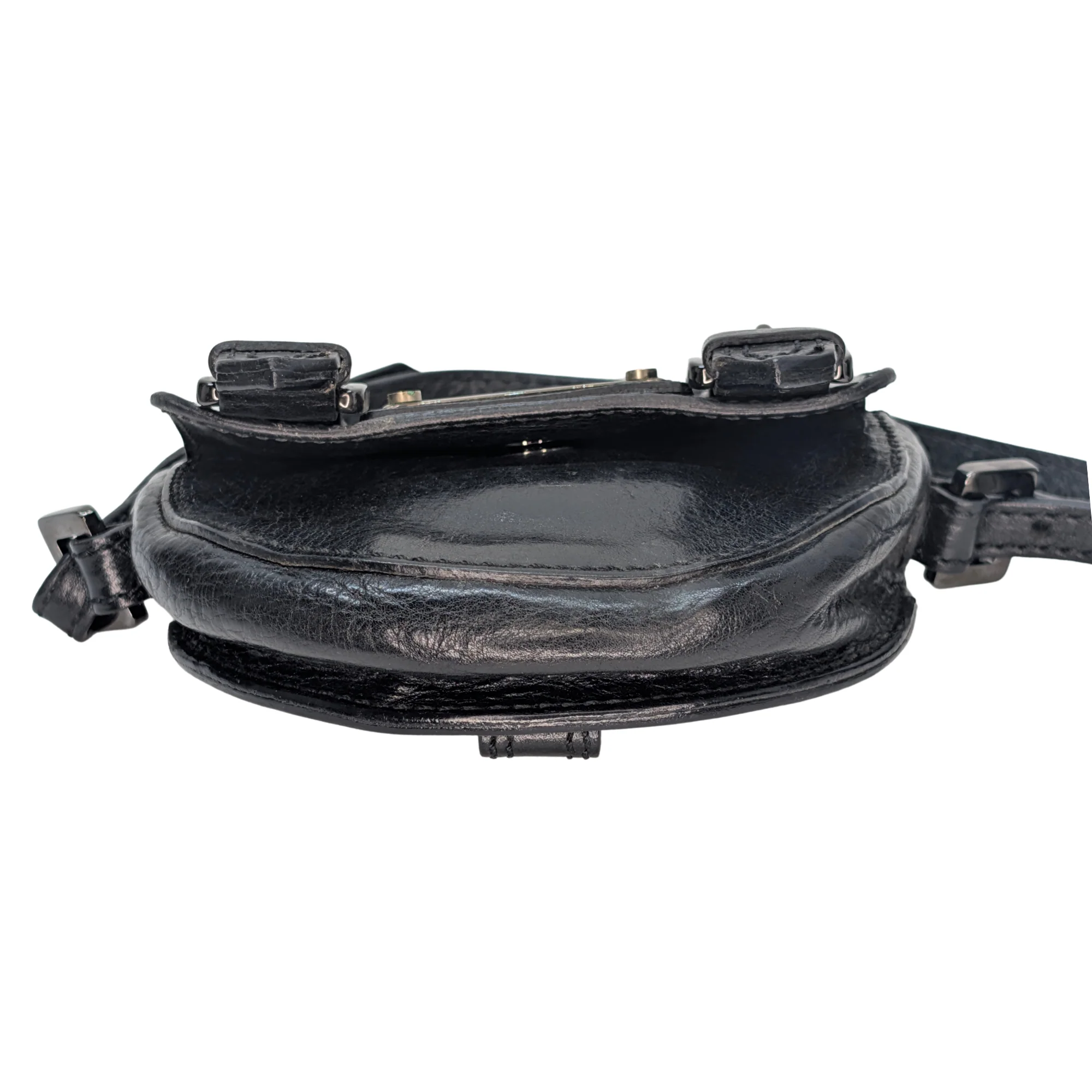 Burberry Mini Leather Crossbody Bag Black - Image 3