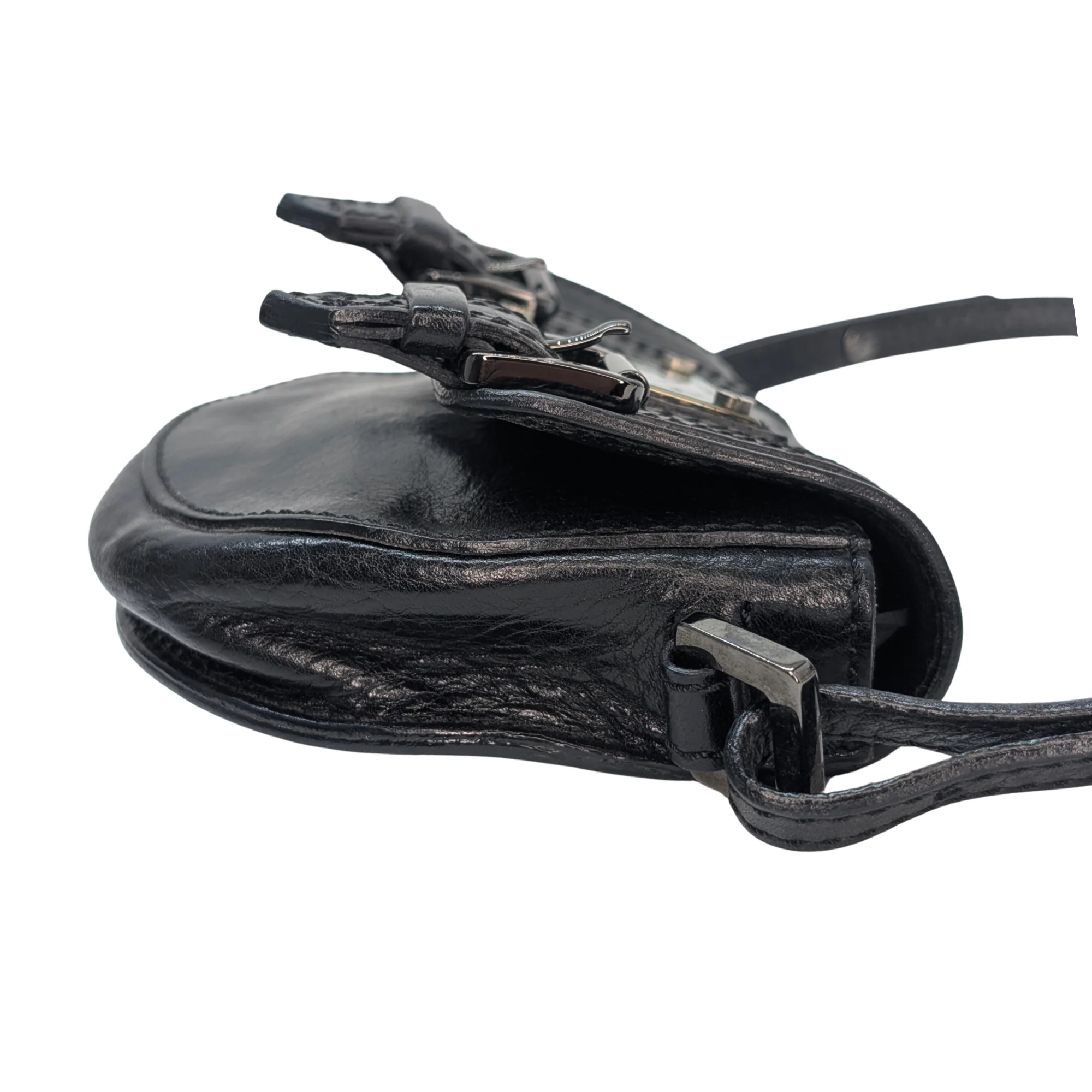 Burberry Mini Leather Crossbody Bag Black - Image 4