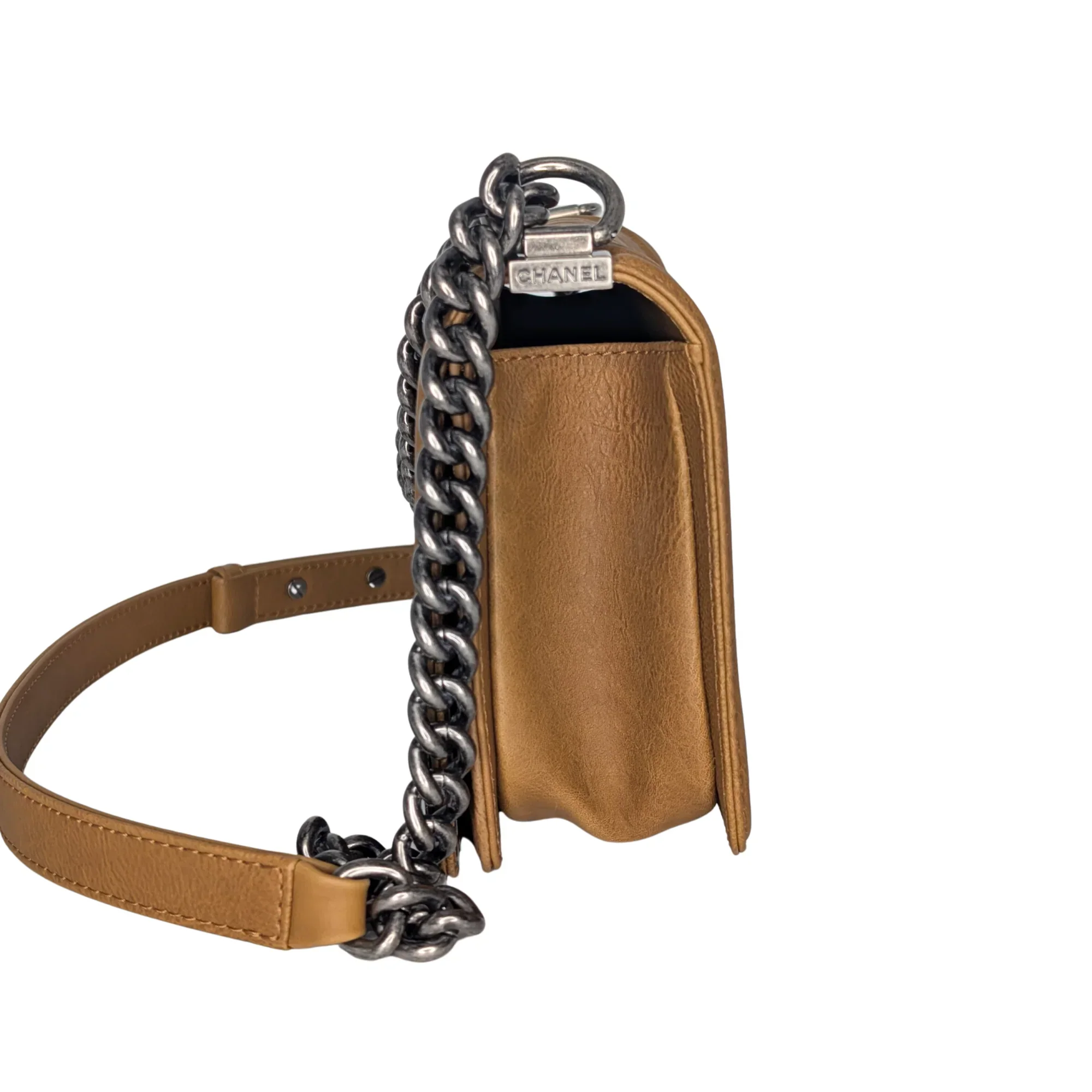 Chanel Paris-Dallas Boy Flap Bag Brown - Image 3