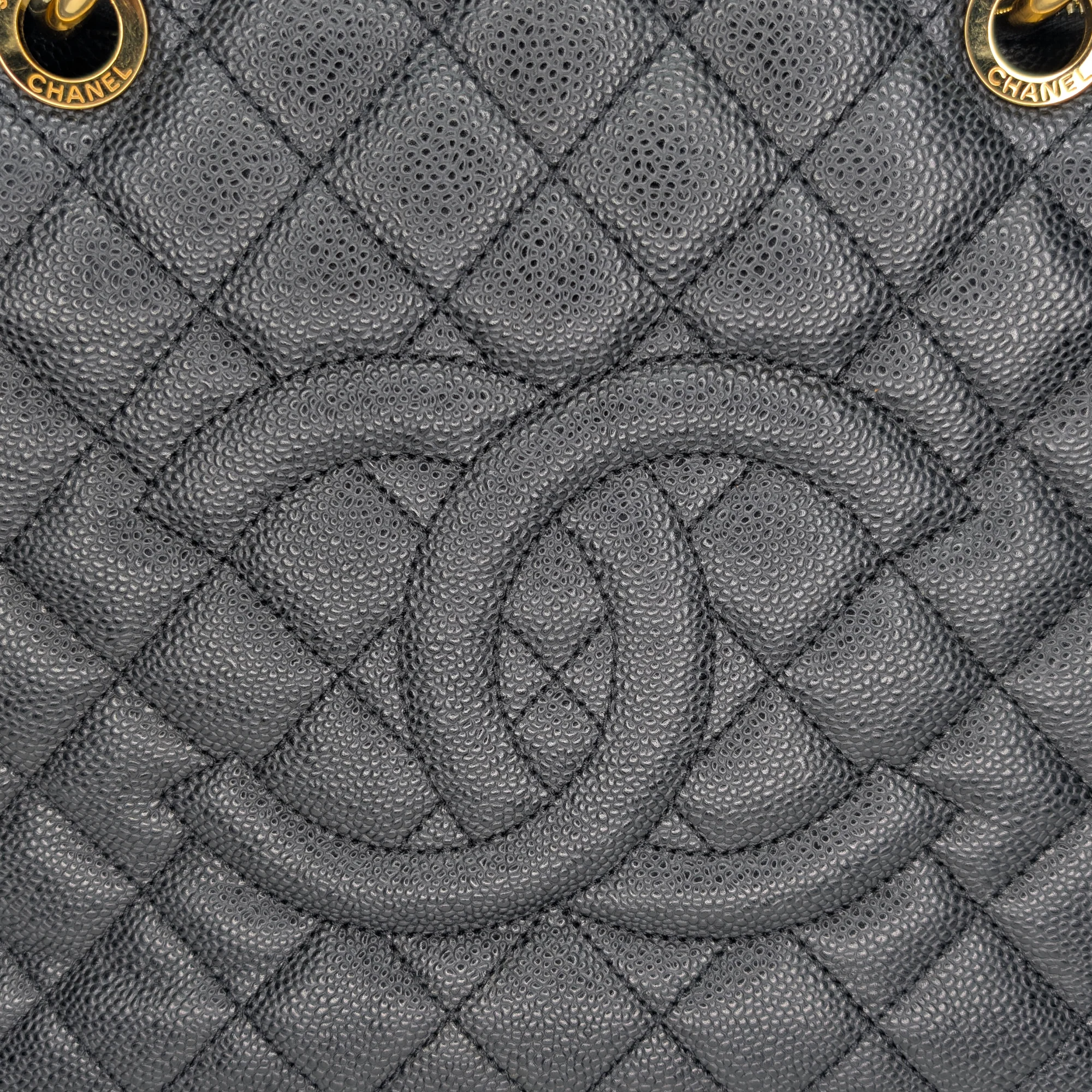 Chanel Grand Shopping Tote Bag Black - Image 15