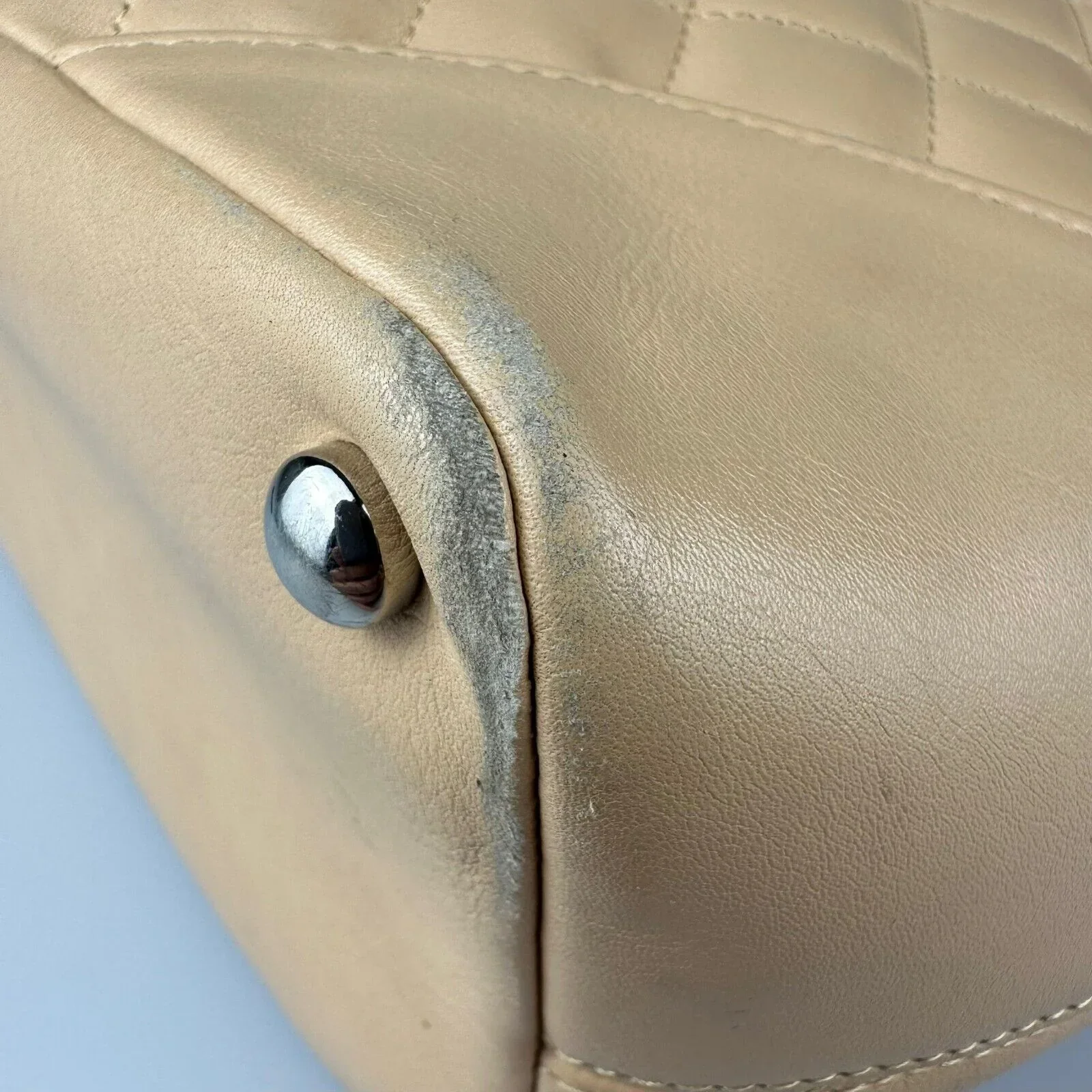 Chanel Ligne Cambon Tote Bag Mini/Small Beige - Image 9