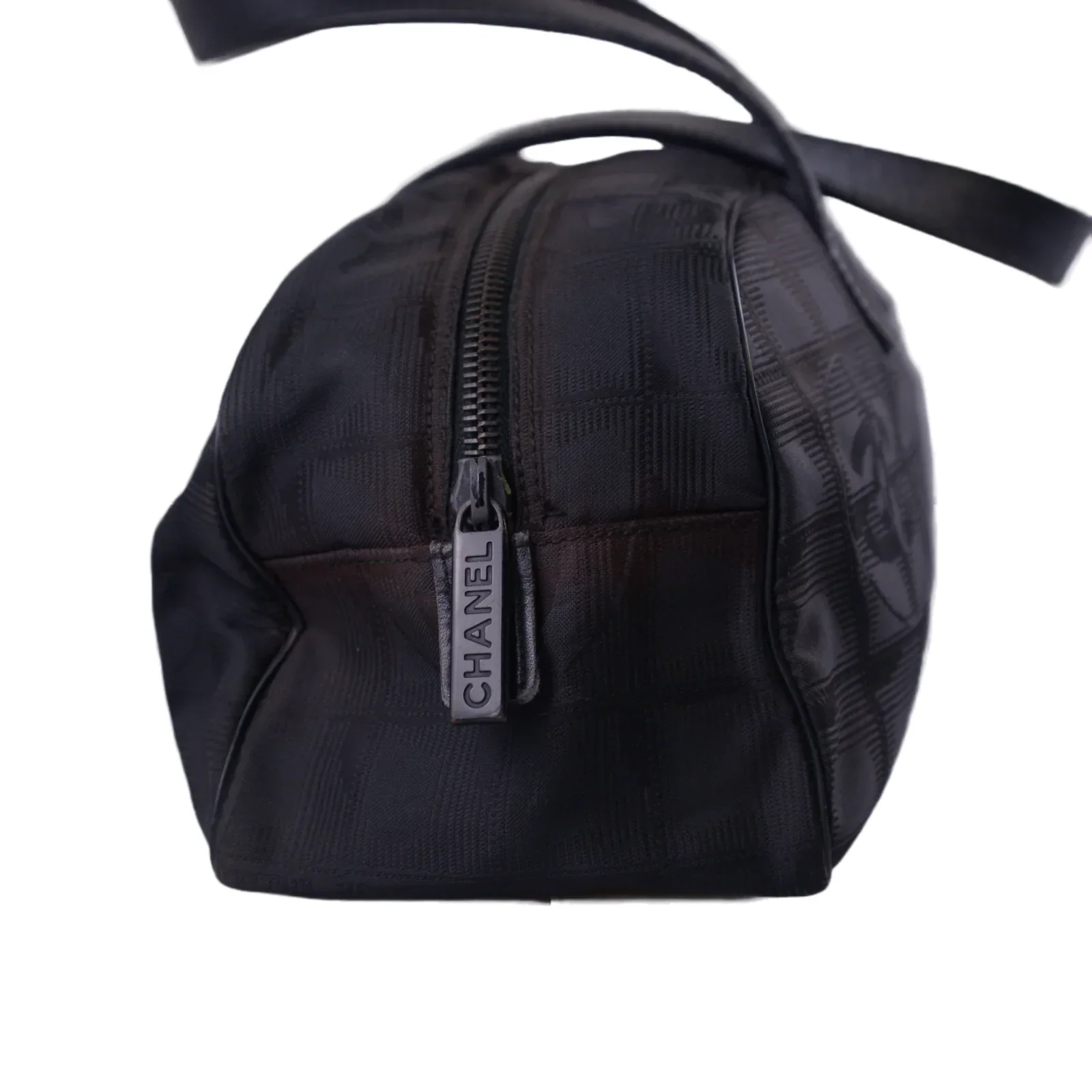 Chanel New Travel Line Bowler Bag Black - Image 7