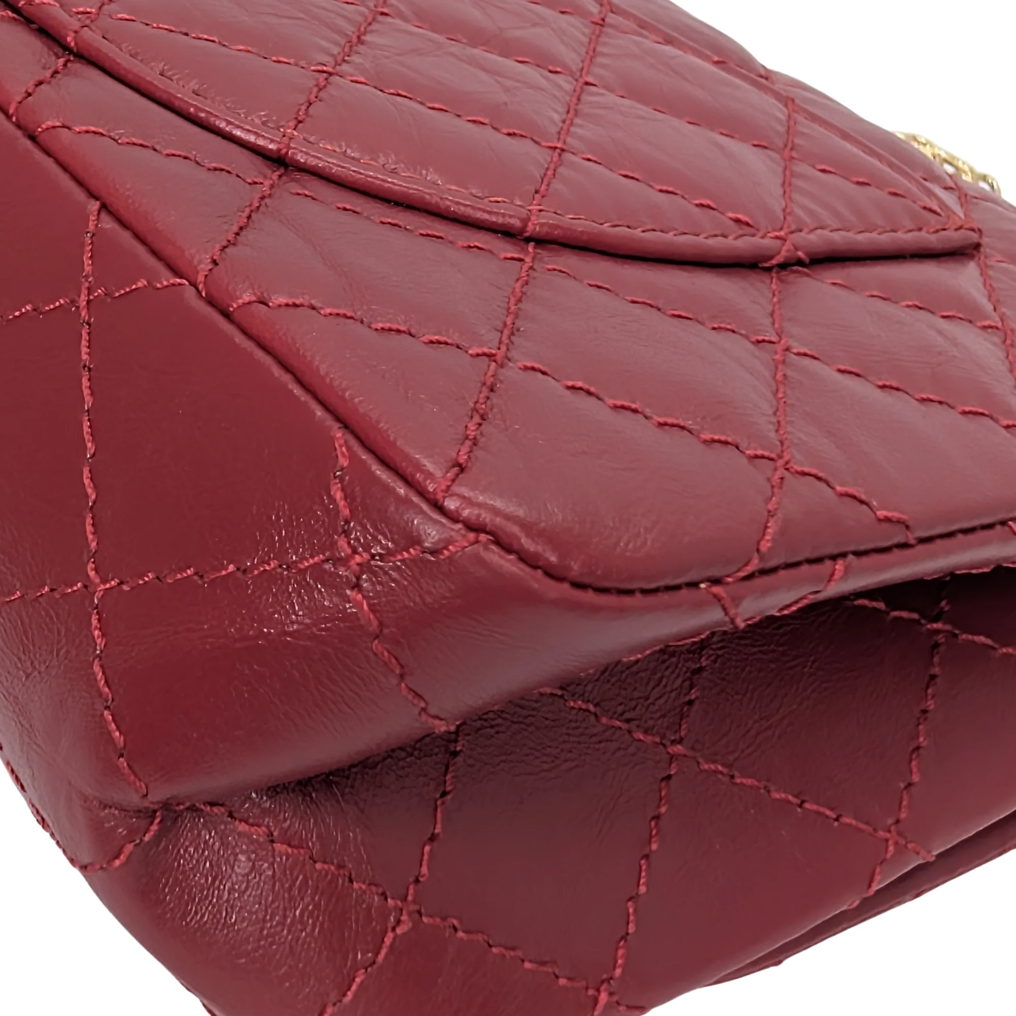 Chanel 2.55 Reissue 28 Series Double Flap Bag Red - Image 8