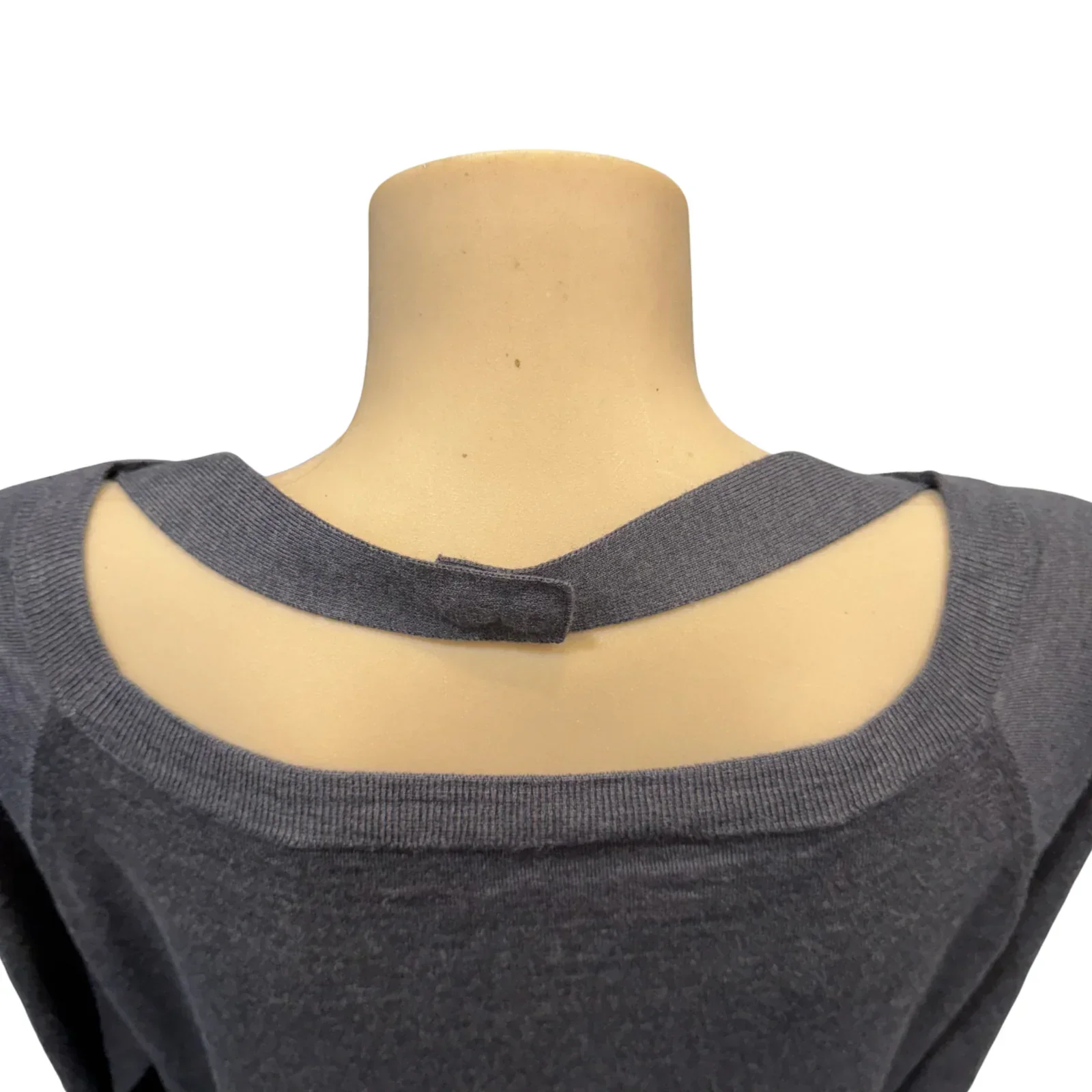 Prada Virgin Wool Relaxed Knit Sweater Grey - Image 7