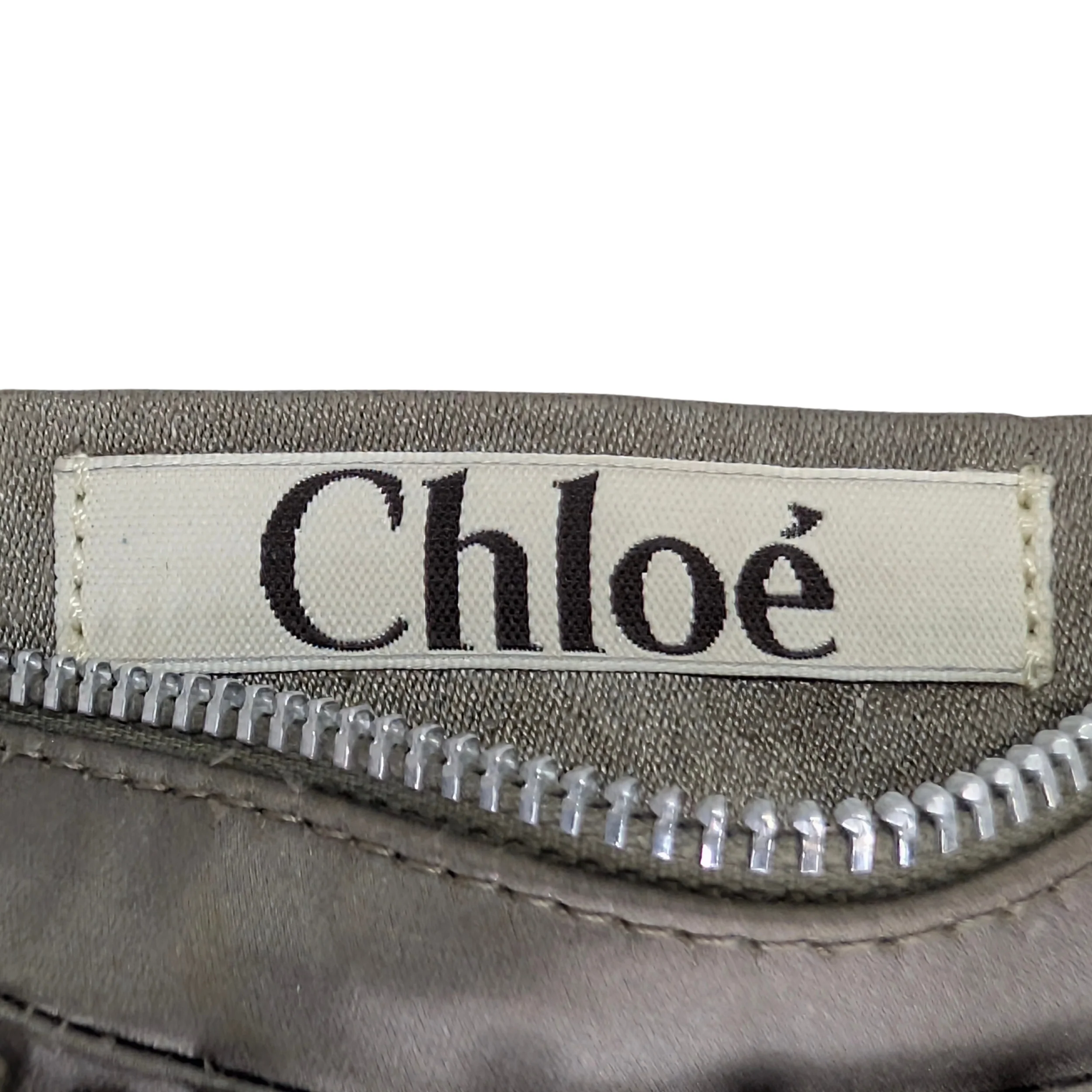 Chloé Beaded Bracelet Hobo Bag Silver - Image 15