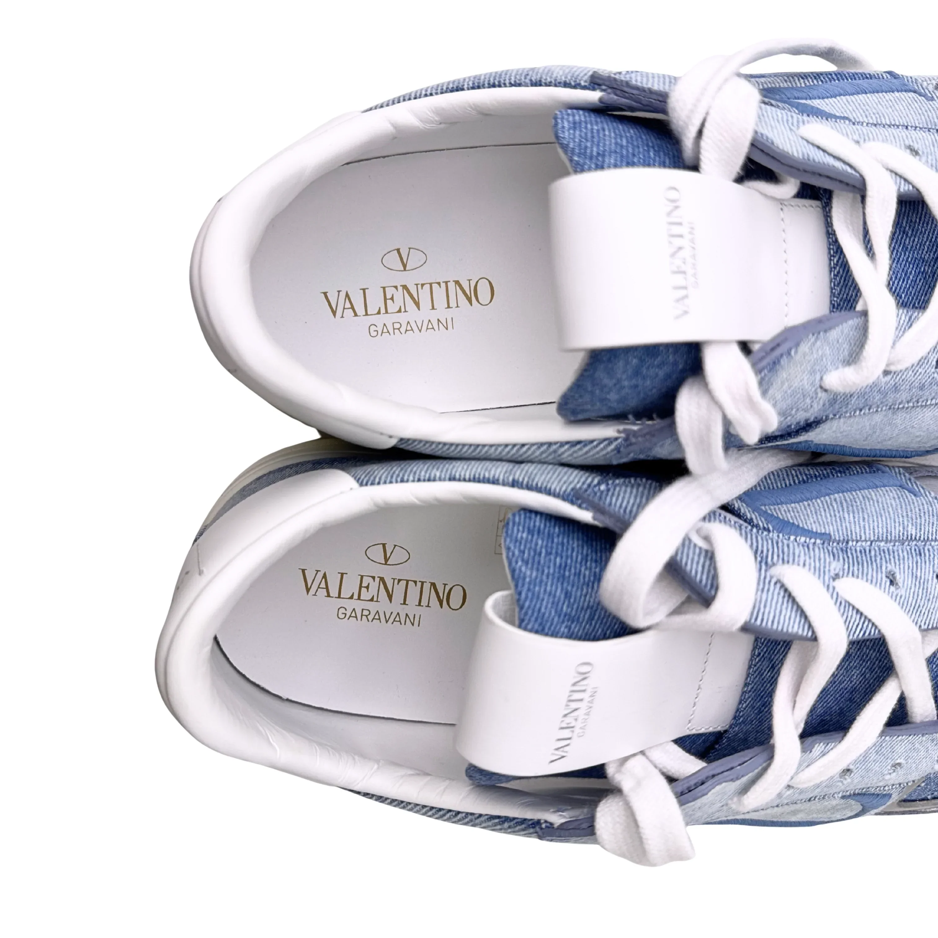 Valentino Garavani VNTZ Denim Sneakers Men's 45 - Image 7
