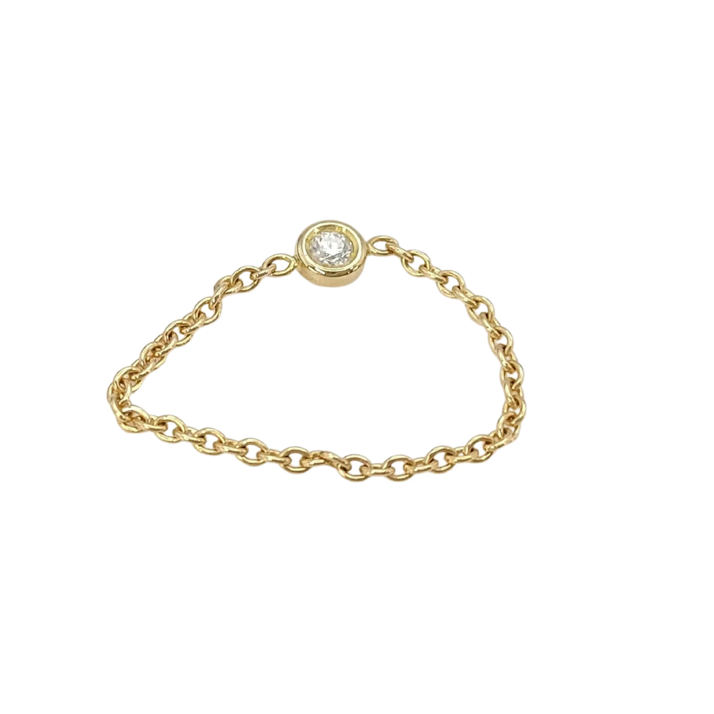 Christian Dior 18k Gold Ring With 0.05Ct Diamond - Image 5