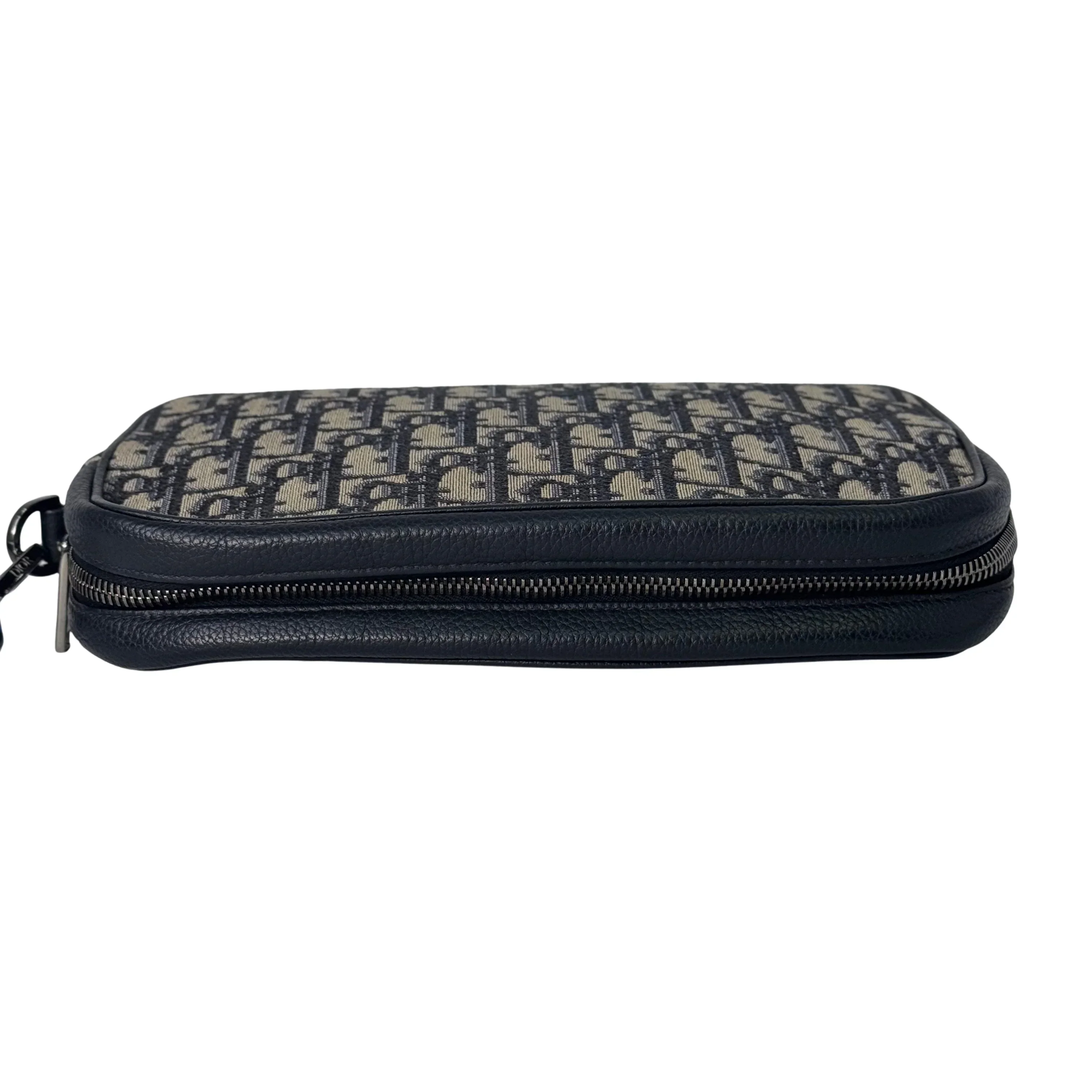 Dior Unisex Oblique Wristlet toiletry clutch Bag - Image 5
