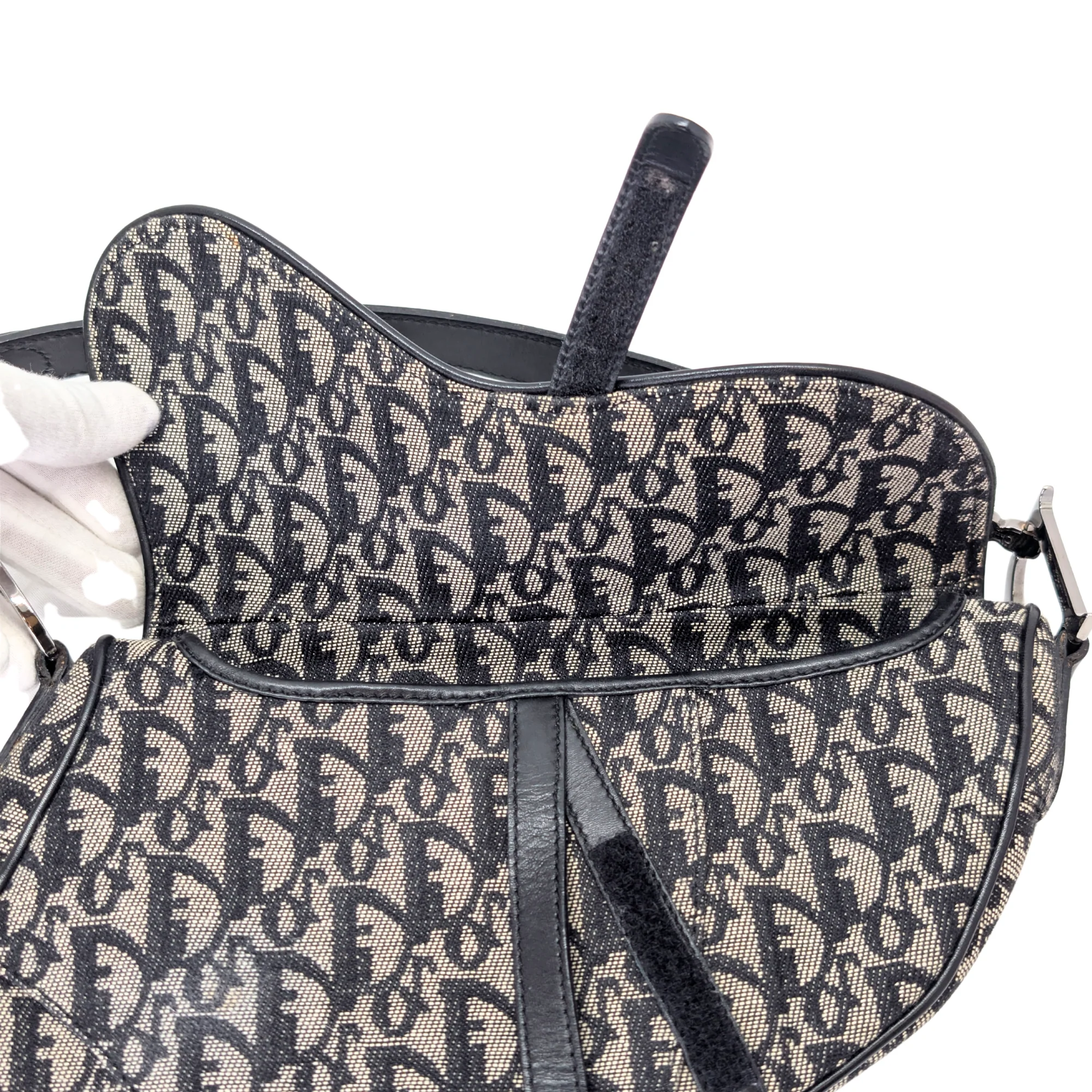 Christian Dior Oblique Saddle Bag - Image 17