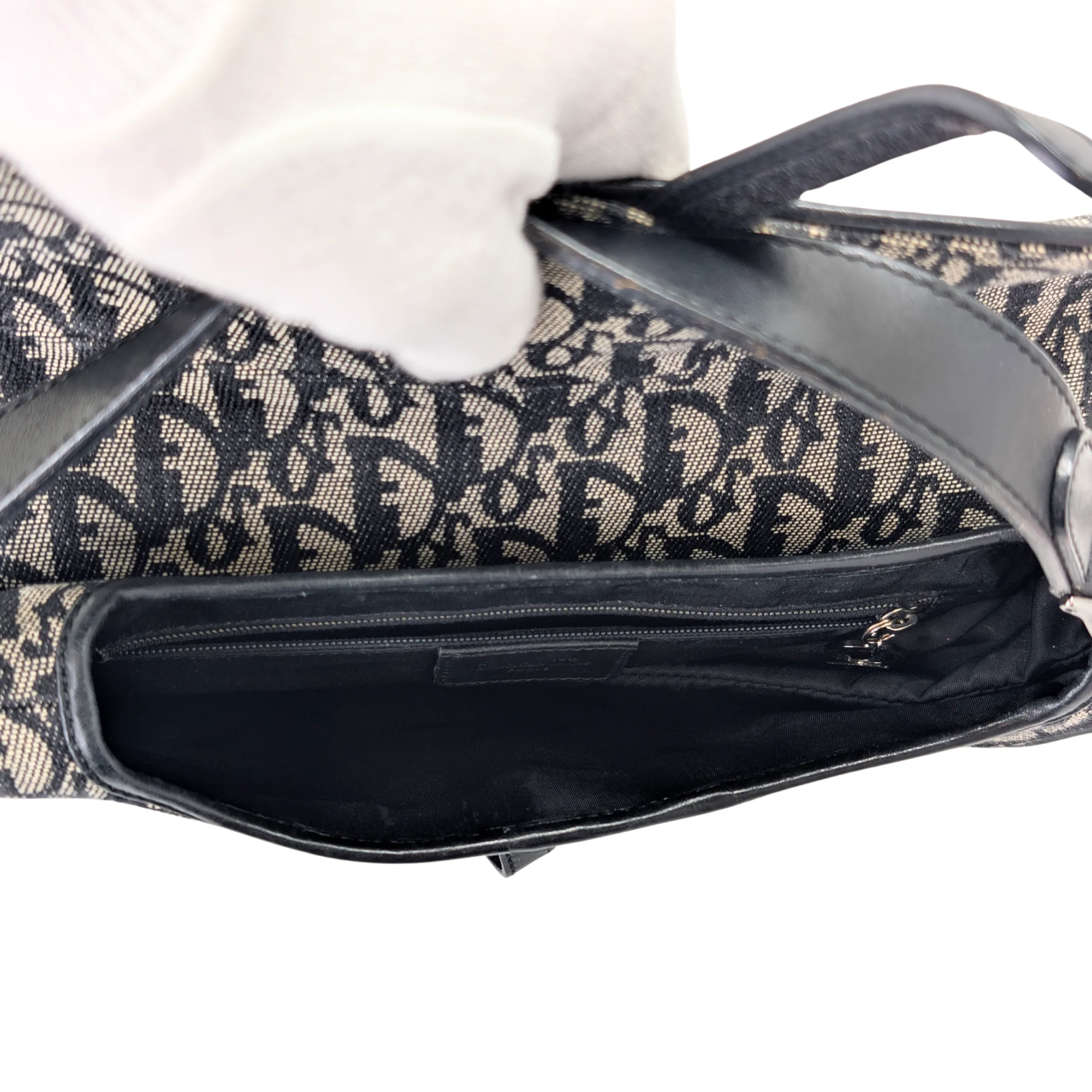 Christian Dior Oblique Saddle Bag - Image 9