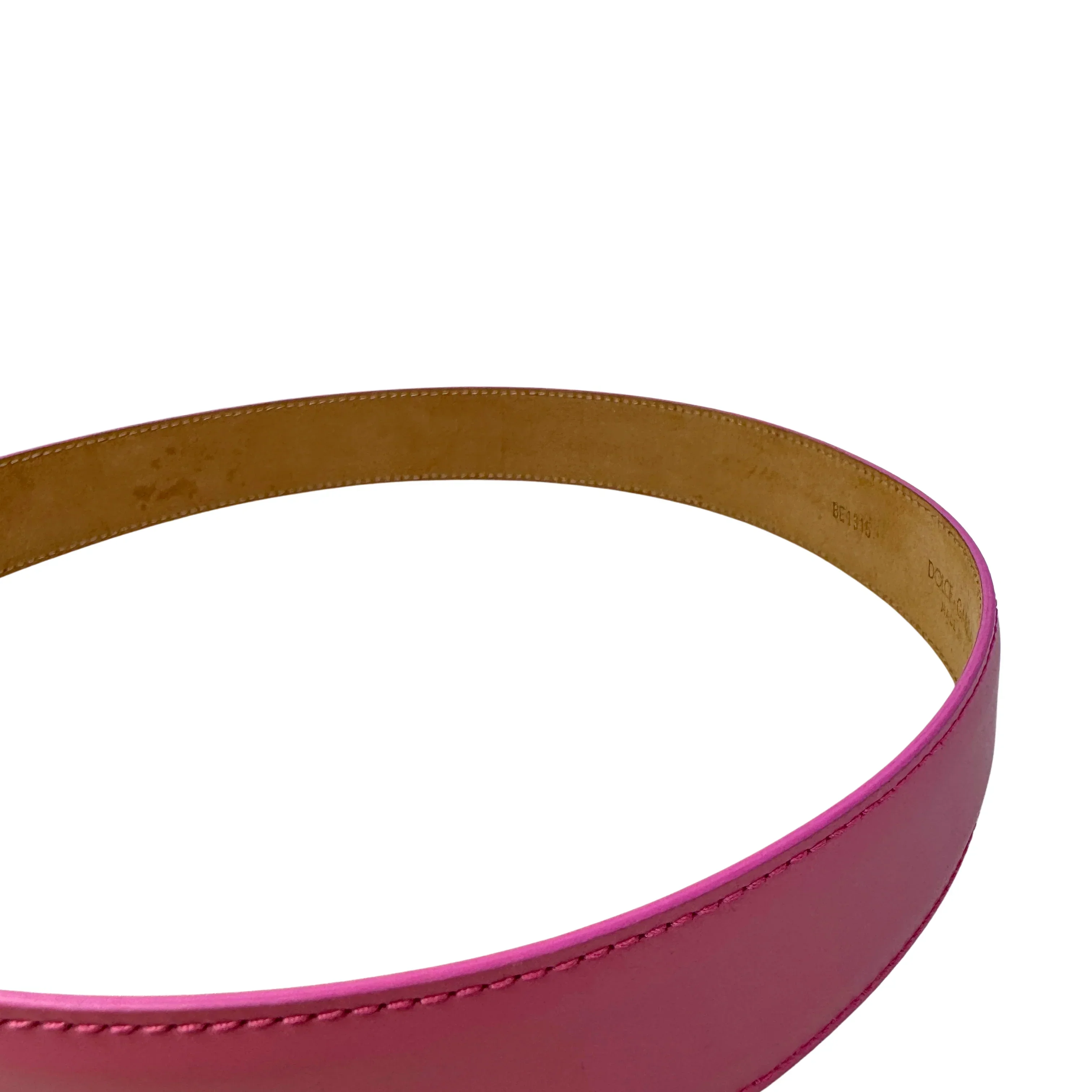Dolce & Gabbana Devotion Belt Leather Pink - Image 9