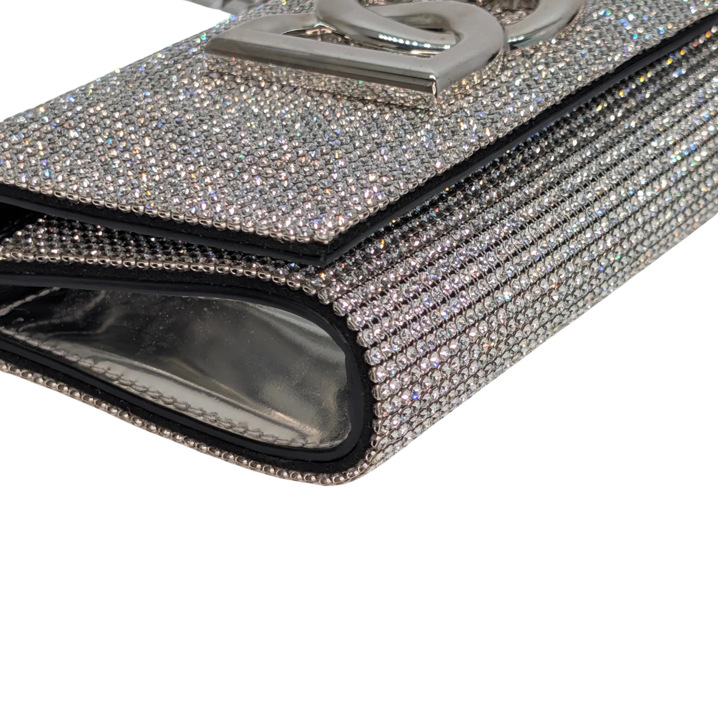 Dolce & Gabbana DG Logo Crystals Embellished Bag - Image 8