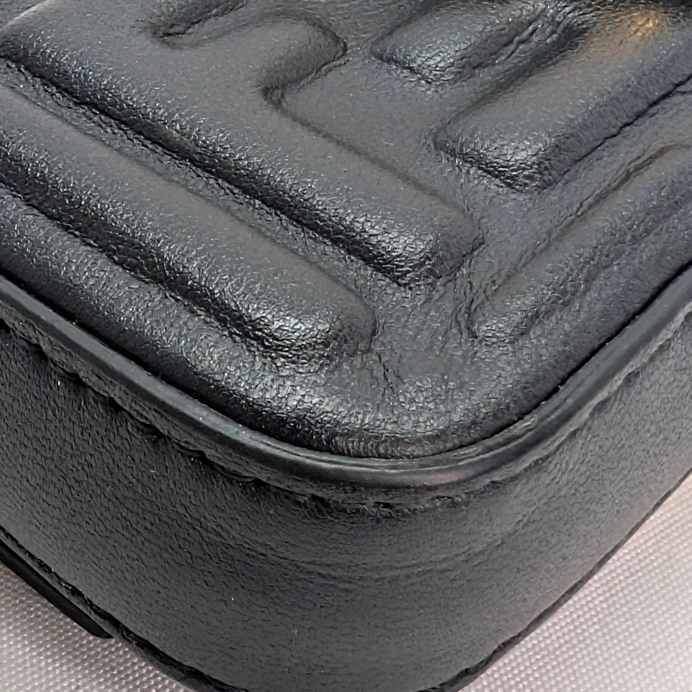 Fendi Nano Baguette Charm Bag Black - Image 7