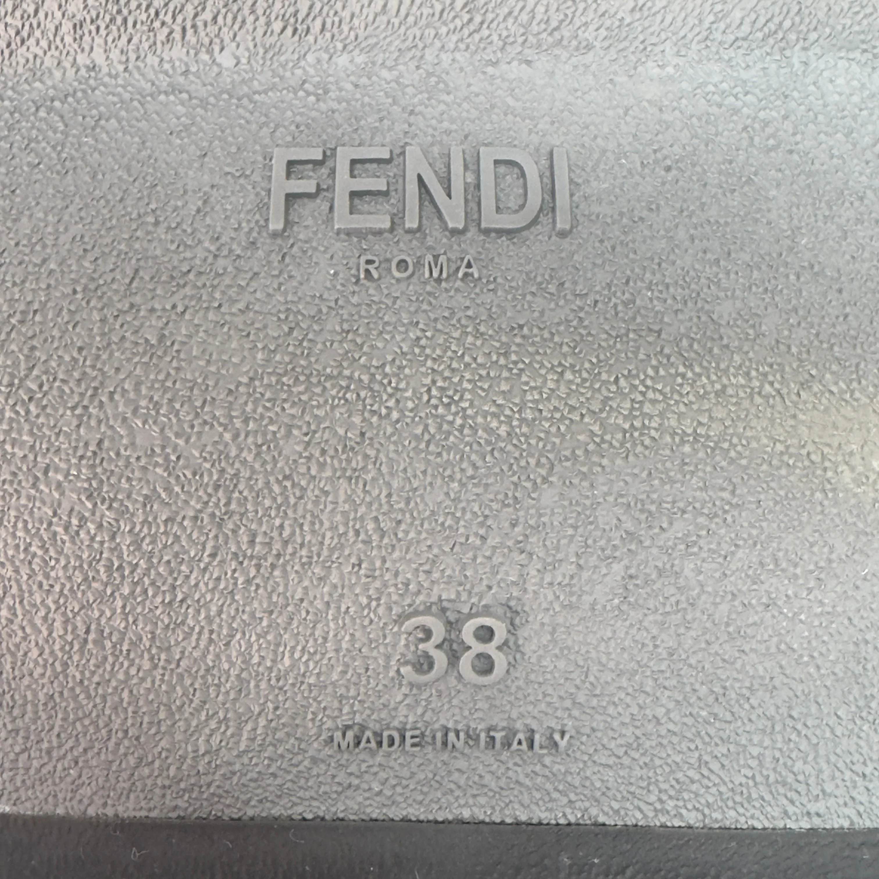 Fendi Stretch Yarn FF Stiff Band Rockoko Sneakers 38 - Image 9