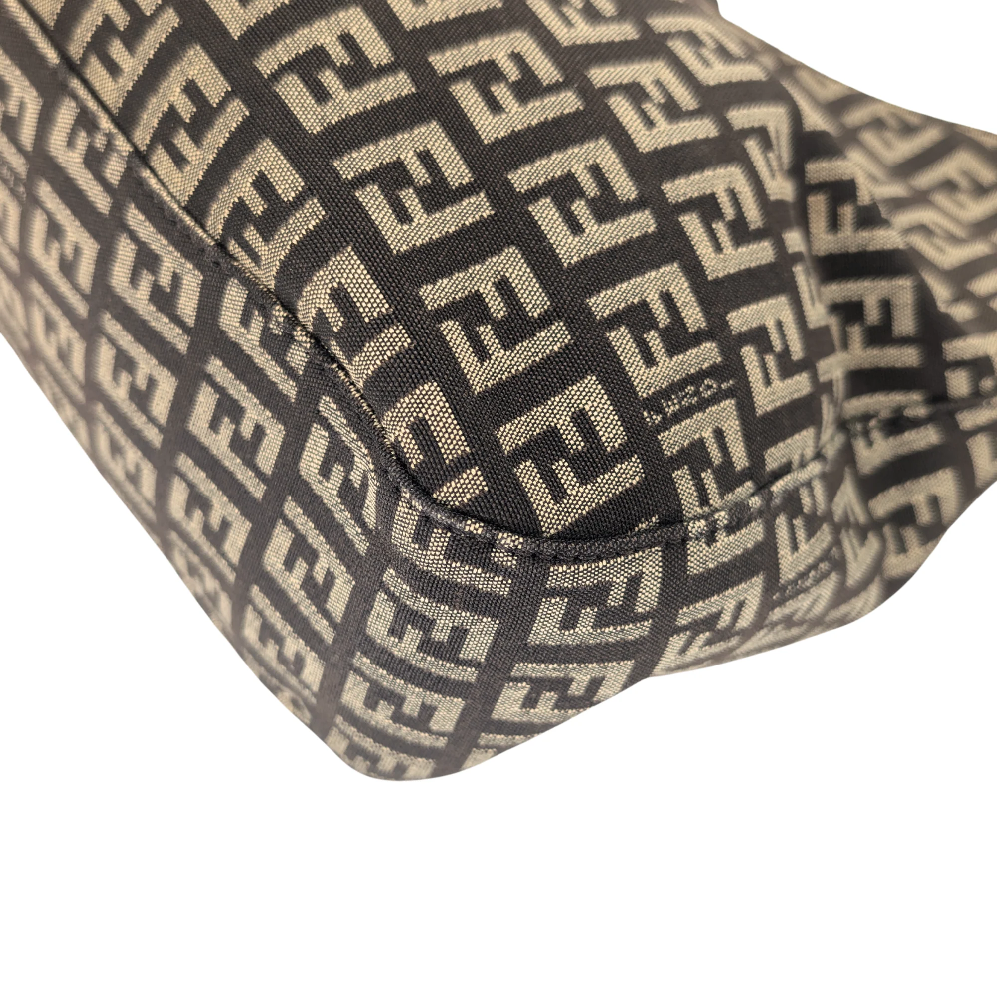 Fendi Zucchino Mamma Canvas Shoulder Bag - Image 15