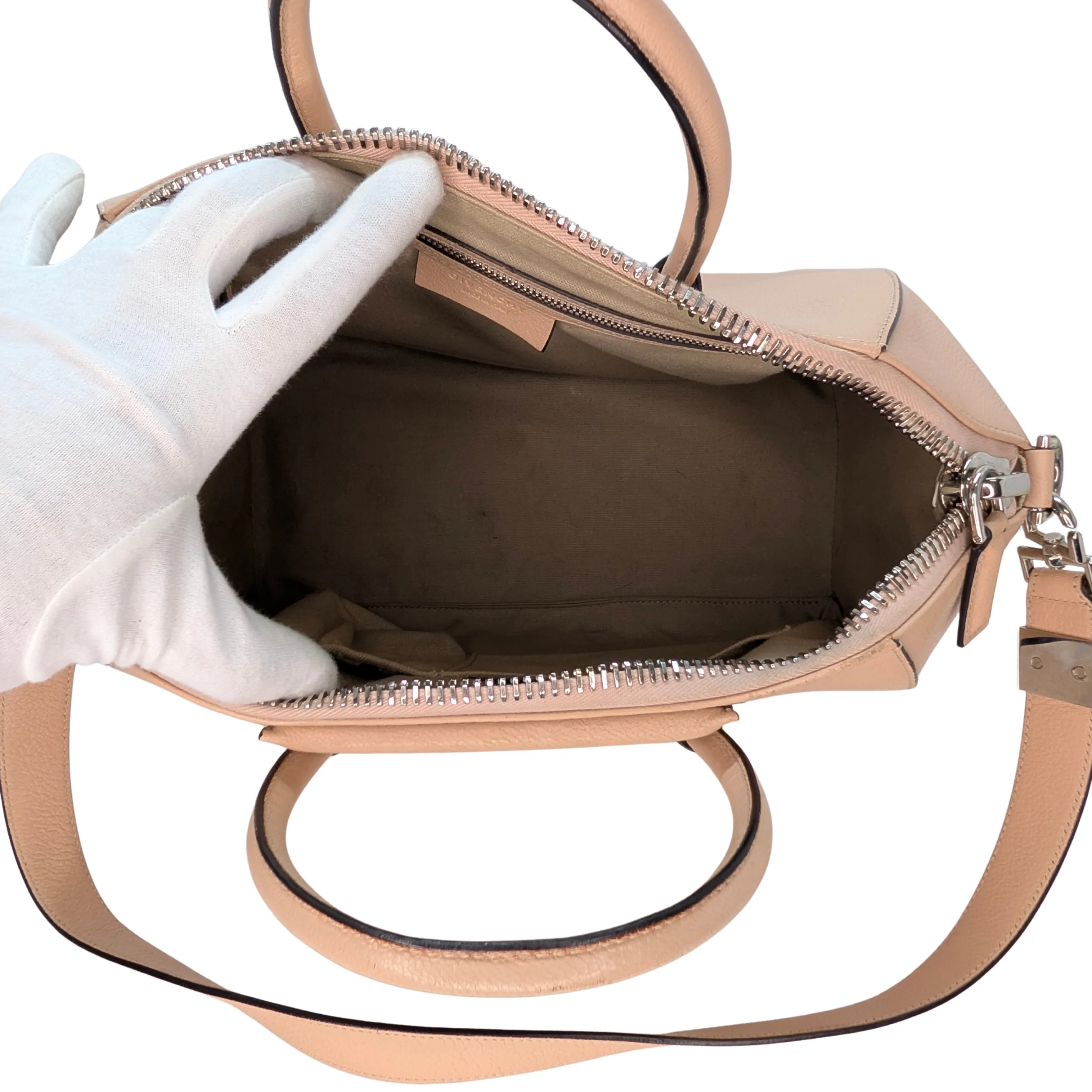 Givenchy Antigona Medium Beige Bag - Image 13