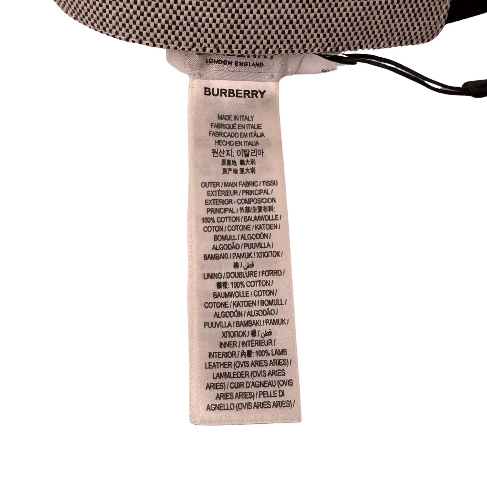 Burberry Neoprene Detachable Pouch Sun Visor Cap hat Small - Image 16