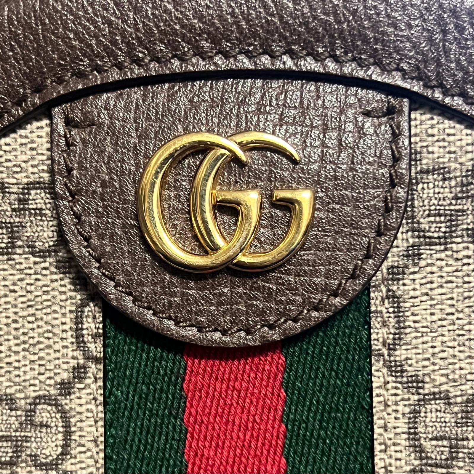 Gucci Ophidia GG Round Shoulder Bag – GG Supreme Canvas - Image 9
