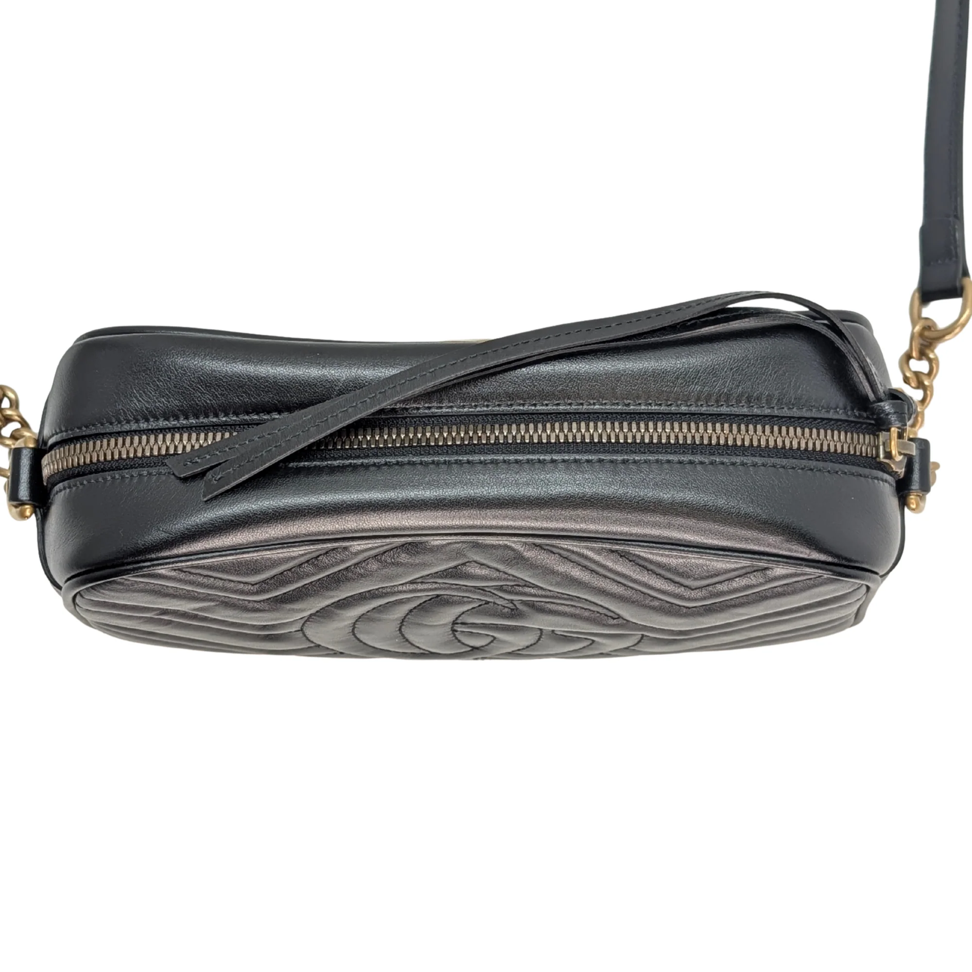 Gucci GG Marmont Small Shoulder Bag Black - Image 4