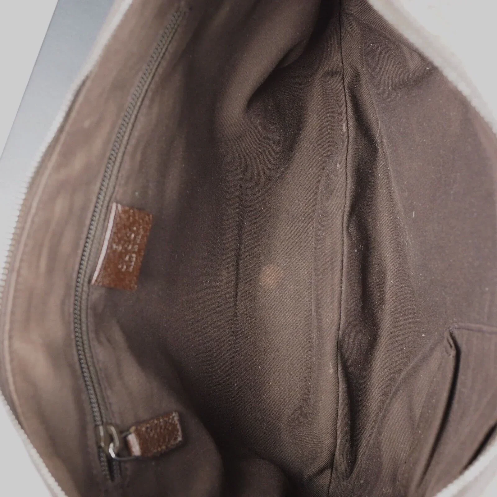 Gucci Crossbody Canvas Shoulder Bag Brown - Image 12