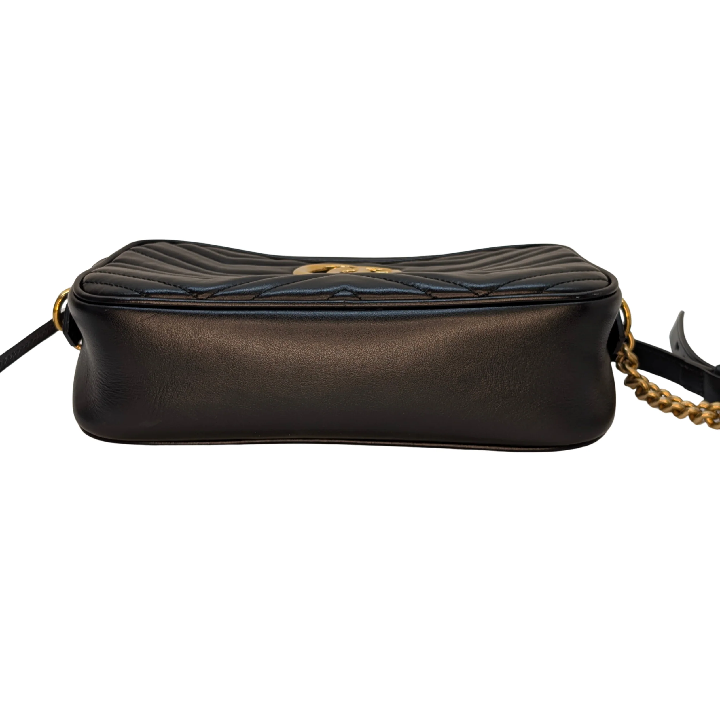 Gucci GG Marmont Small Camera Shoulder Bag Black - Image 6