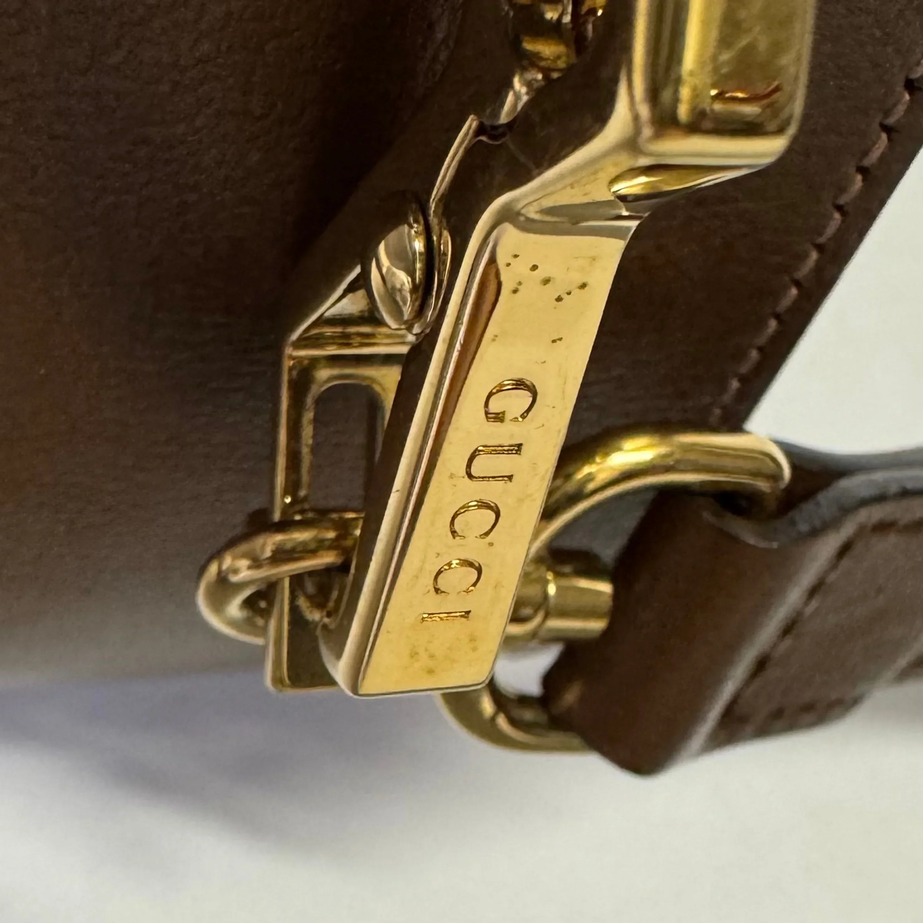 Gucci Horsebit 1955 Shoulder Bag GG Supreme Canvas/Leather Beige/Brown - Image 14