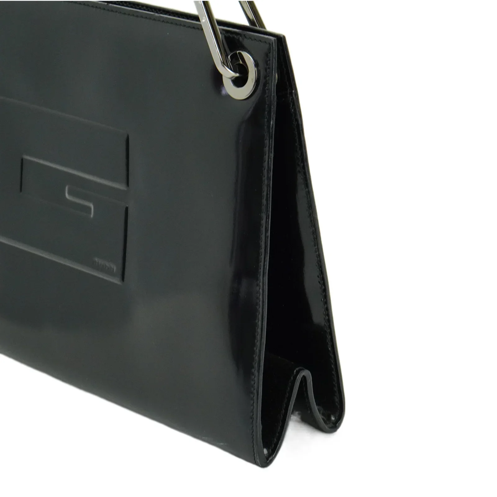 Gucci Patent Leather Bag Black - Image 5