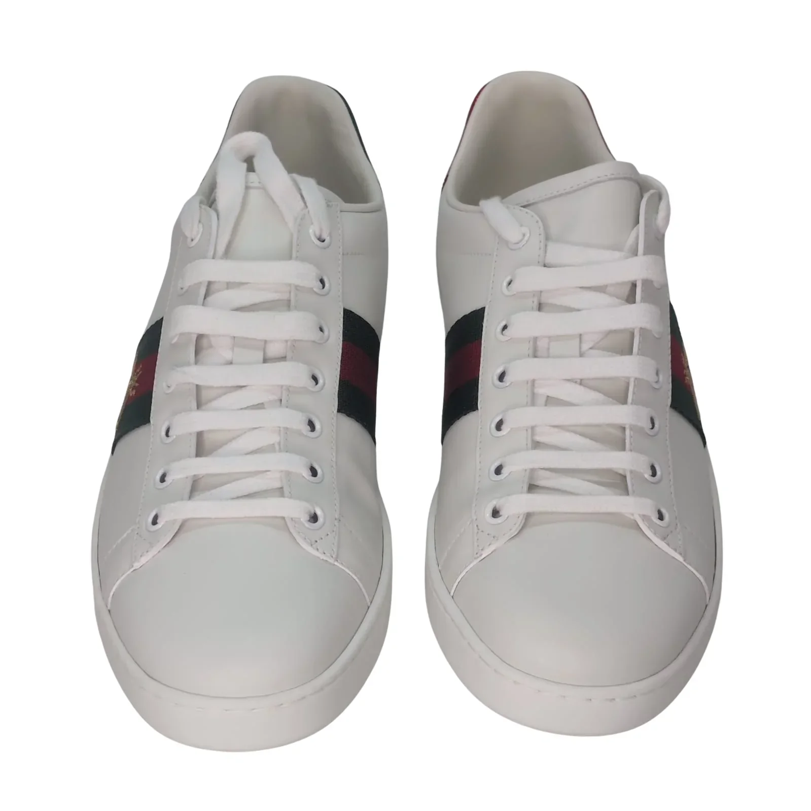 Gucci Ace Sneakers With Bae White 40.5 - Image 2