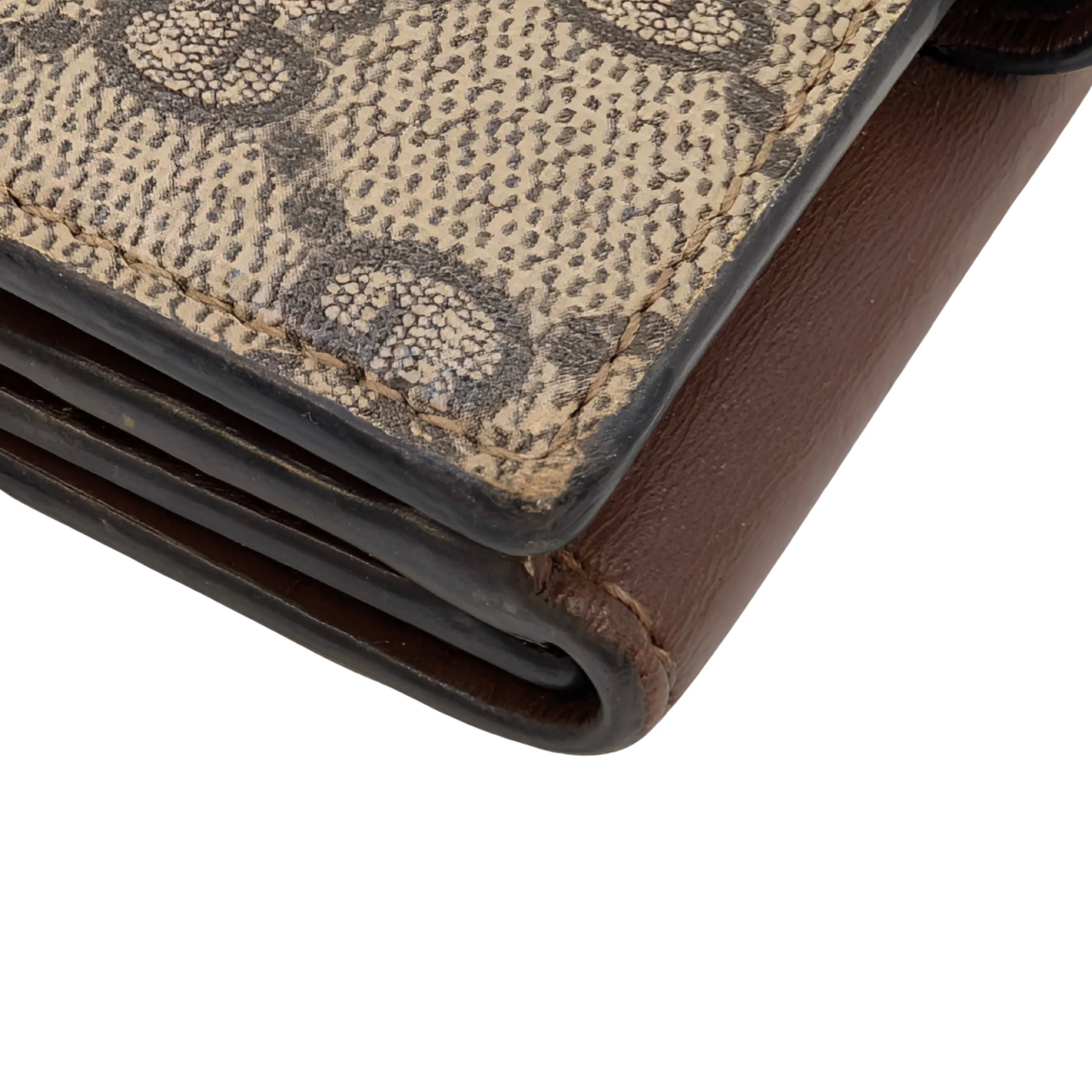 Gucci Trifold Wallet GG Supreme Brown - Image 8