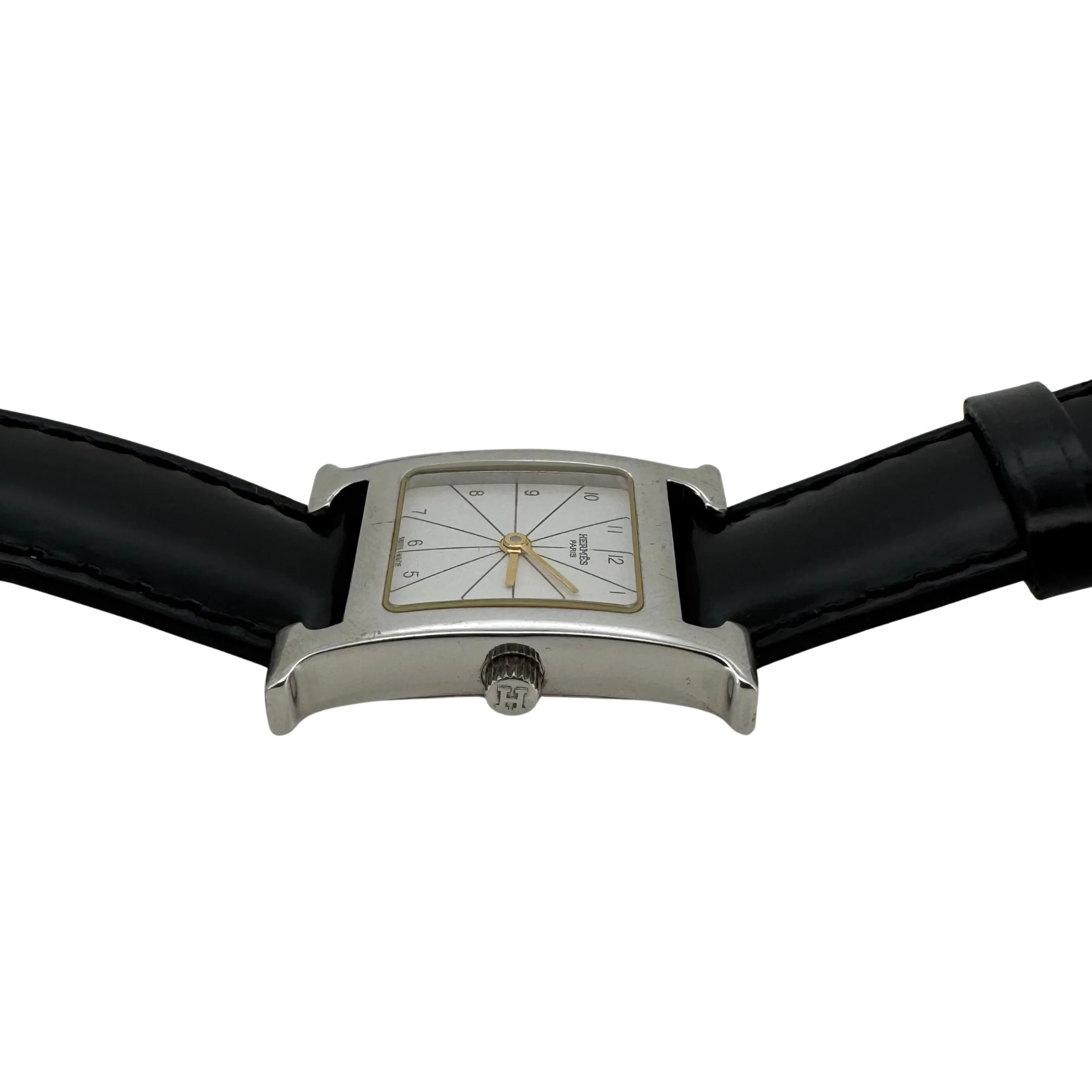 Hermes H Watch RS1.201 Quartz Stainless Steel white Dial - Image 3