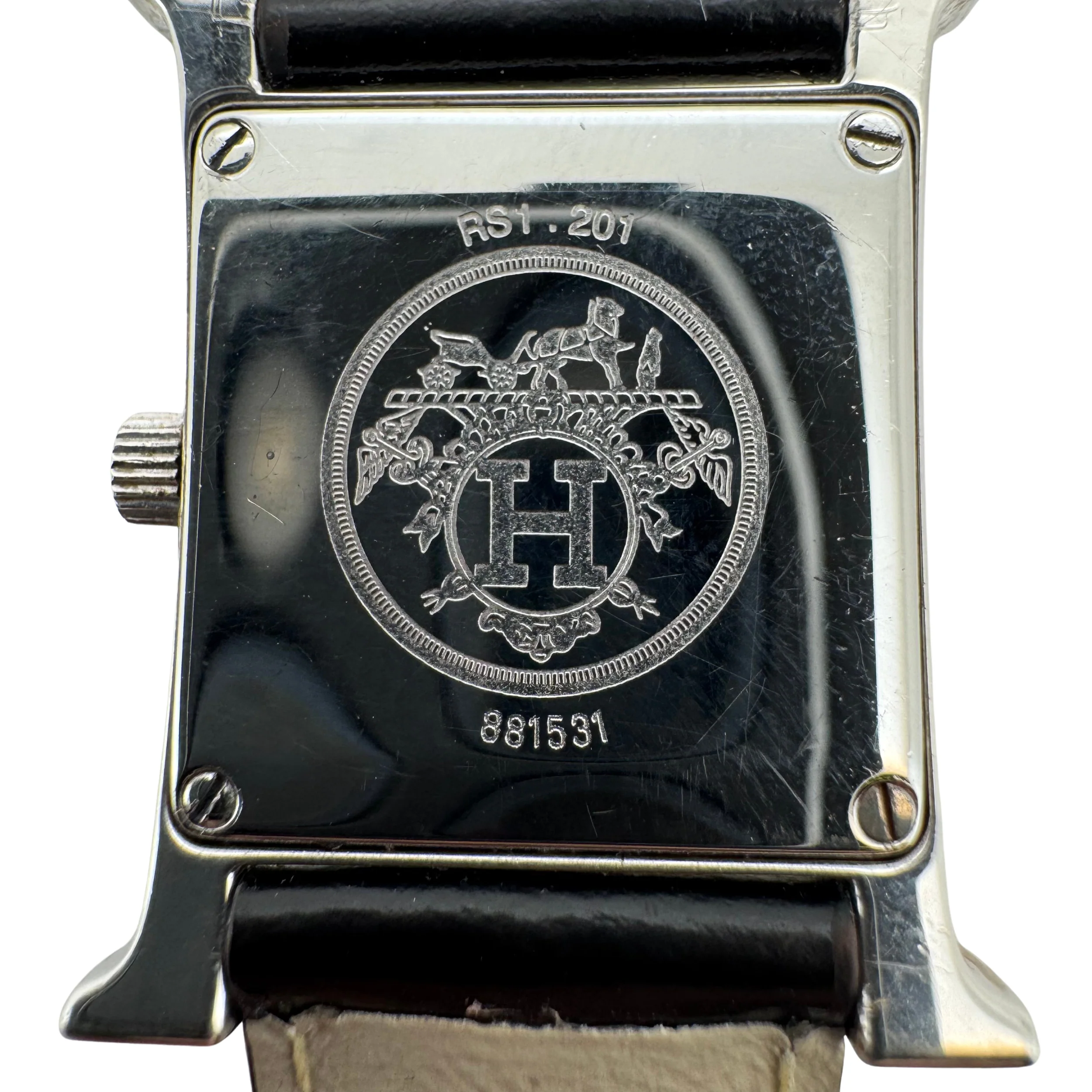 Hermes H Watch RS1.201 Quartz Stainless Steel white Dial - Image 5