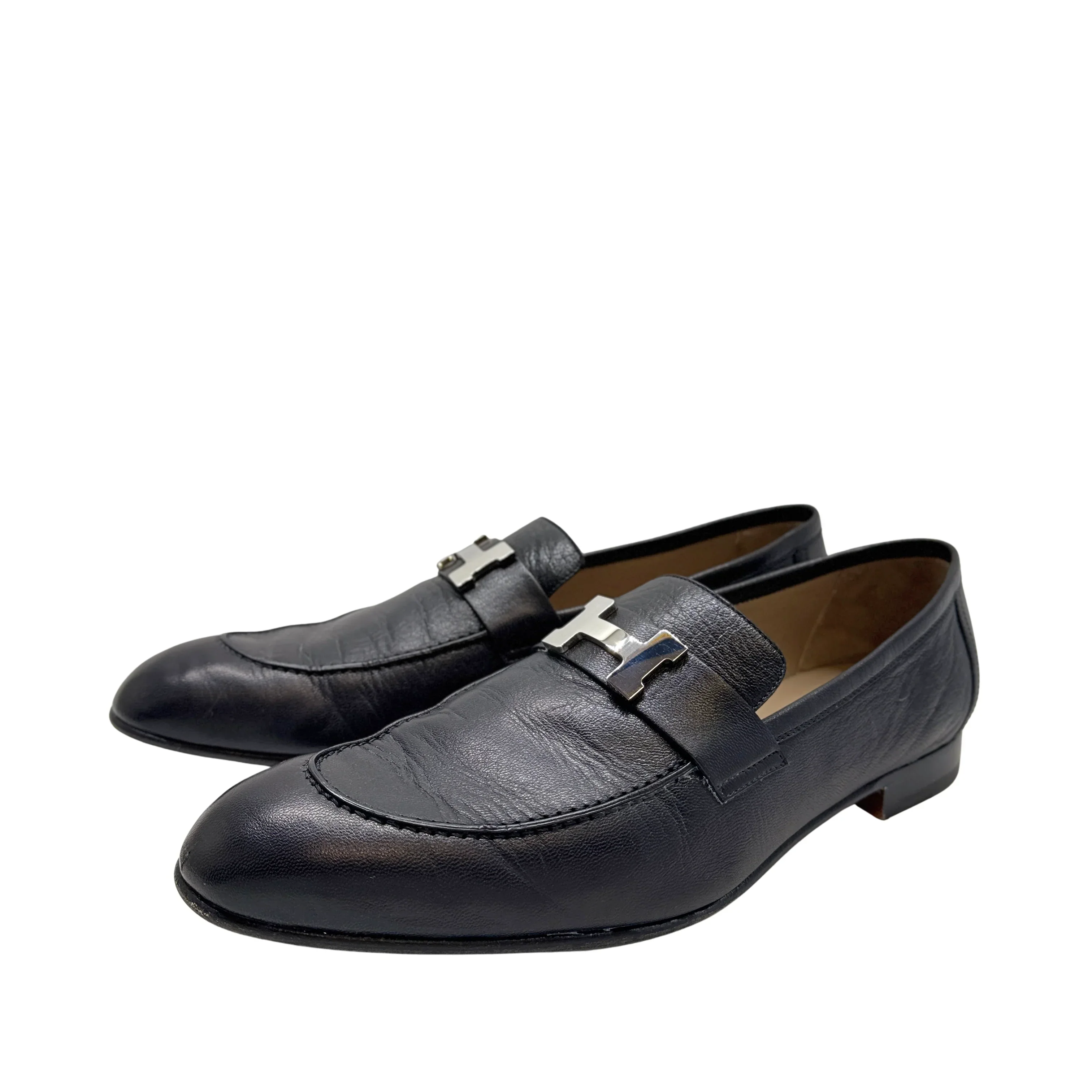 Hermès Paris Loafer Mens Black 46 - Image 3