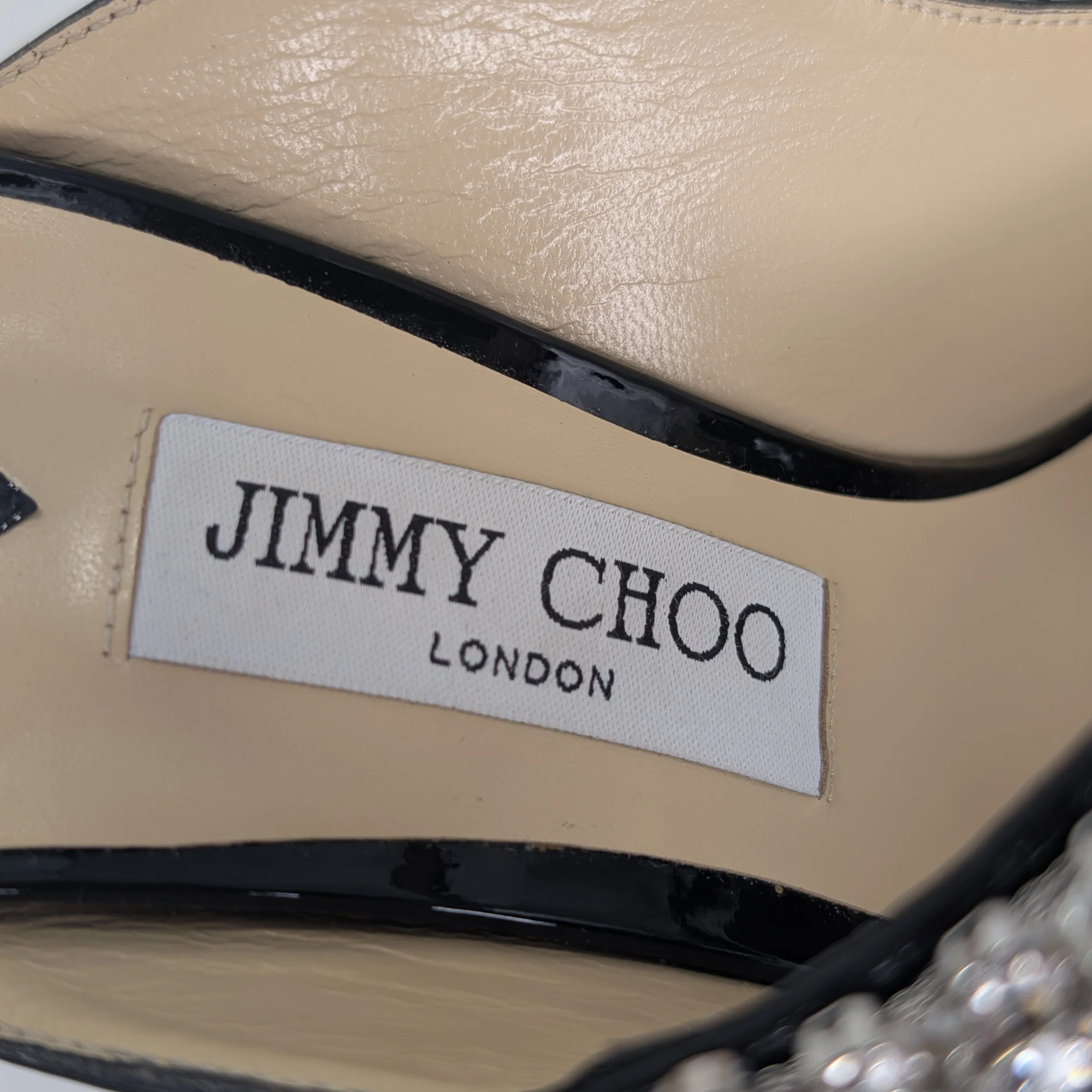 Jimmy Choo Bing 100 Heels Black 40 - Image 15