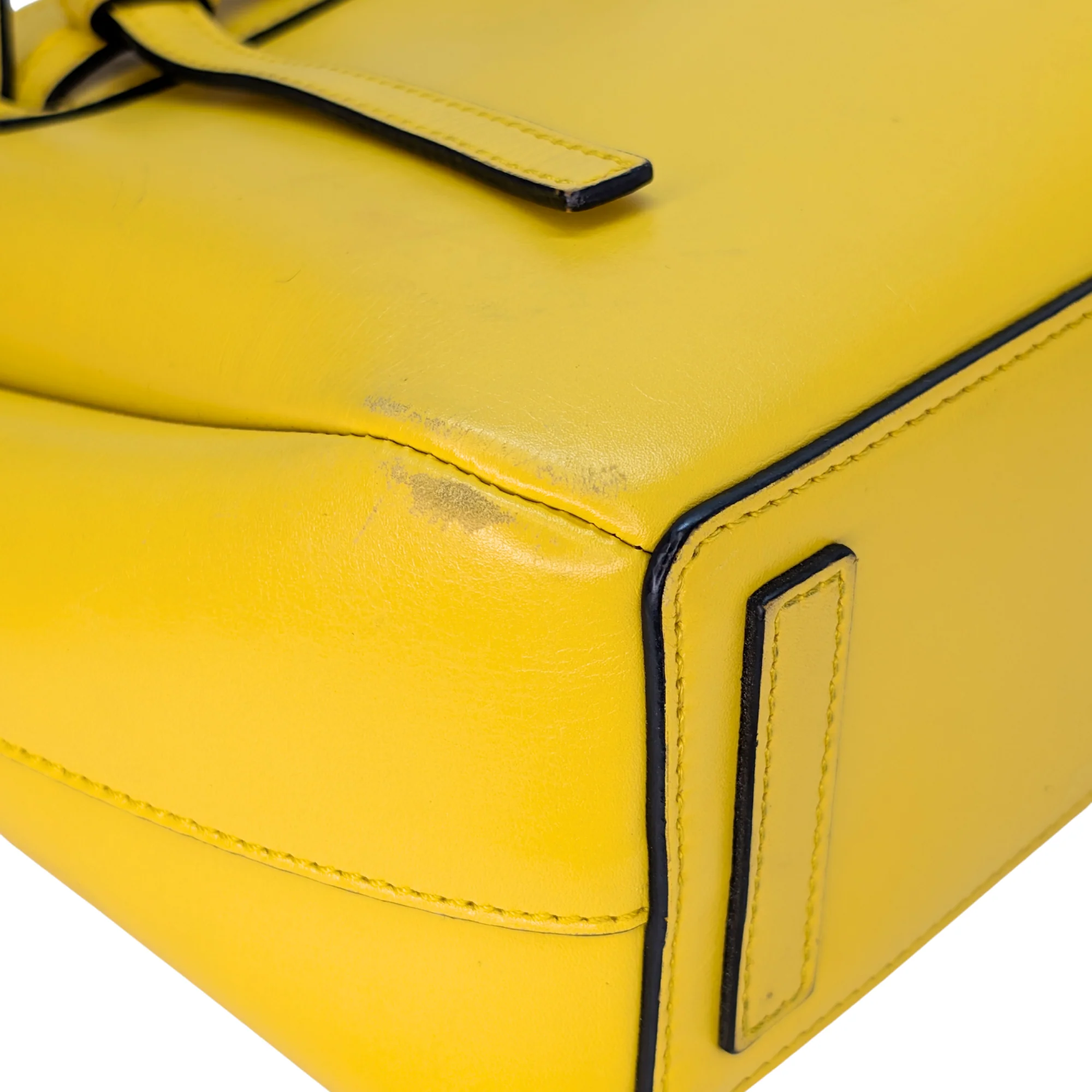 Loewe Mini Lazo Bag Yellow - Image 8