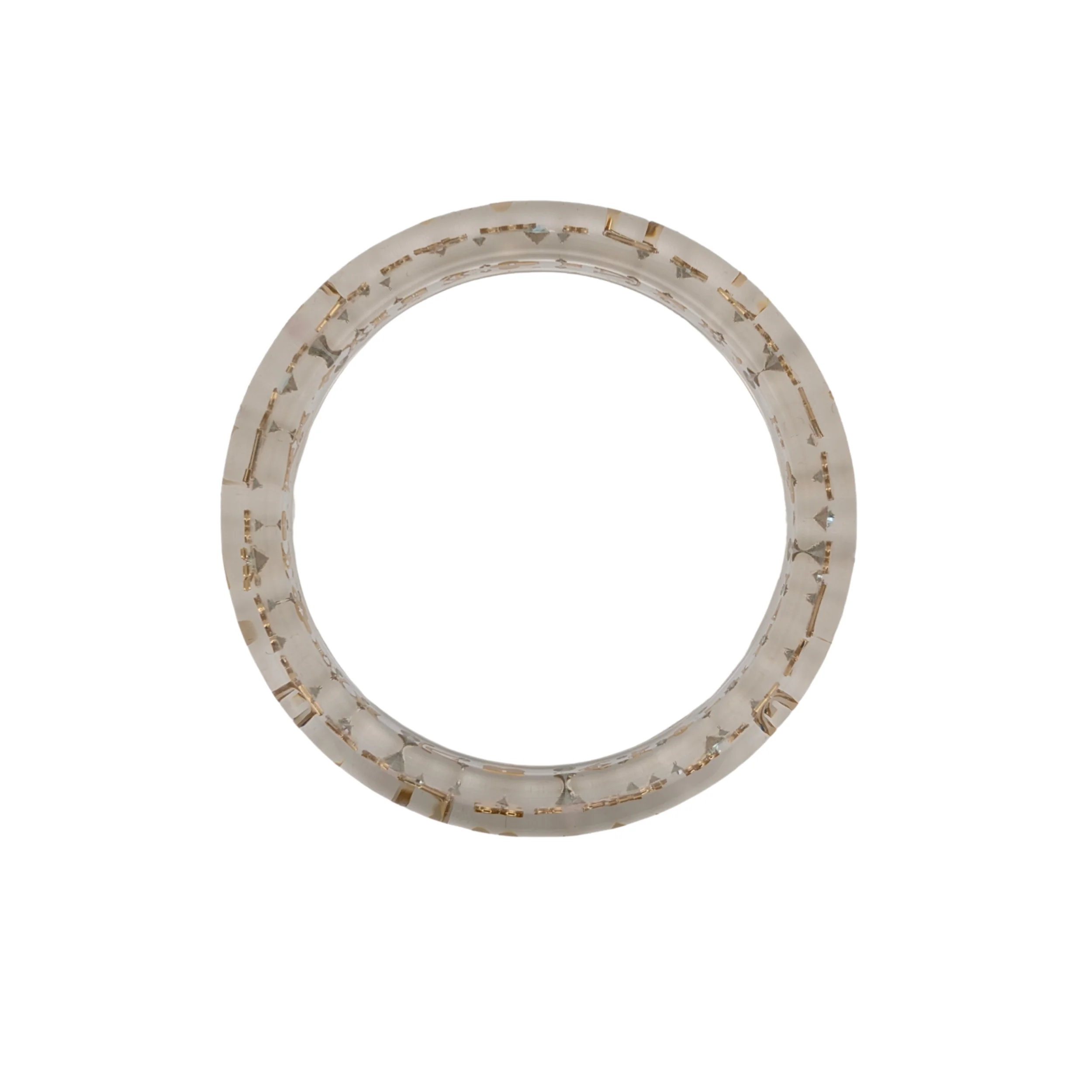 Louis Vuitton Resin Inclusion Bangle Bracelet - Image 5