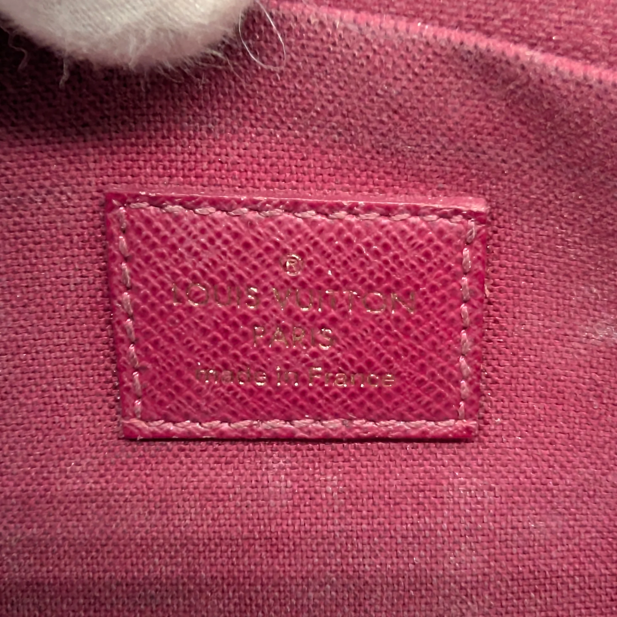 Louis Vuitton Félicie Pochette Clutch Bag Brown - Image 14